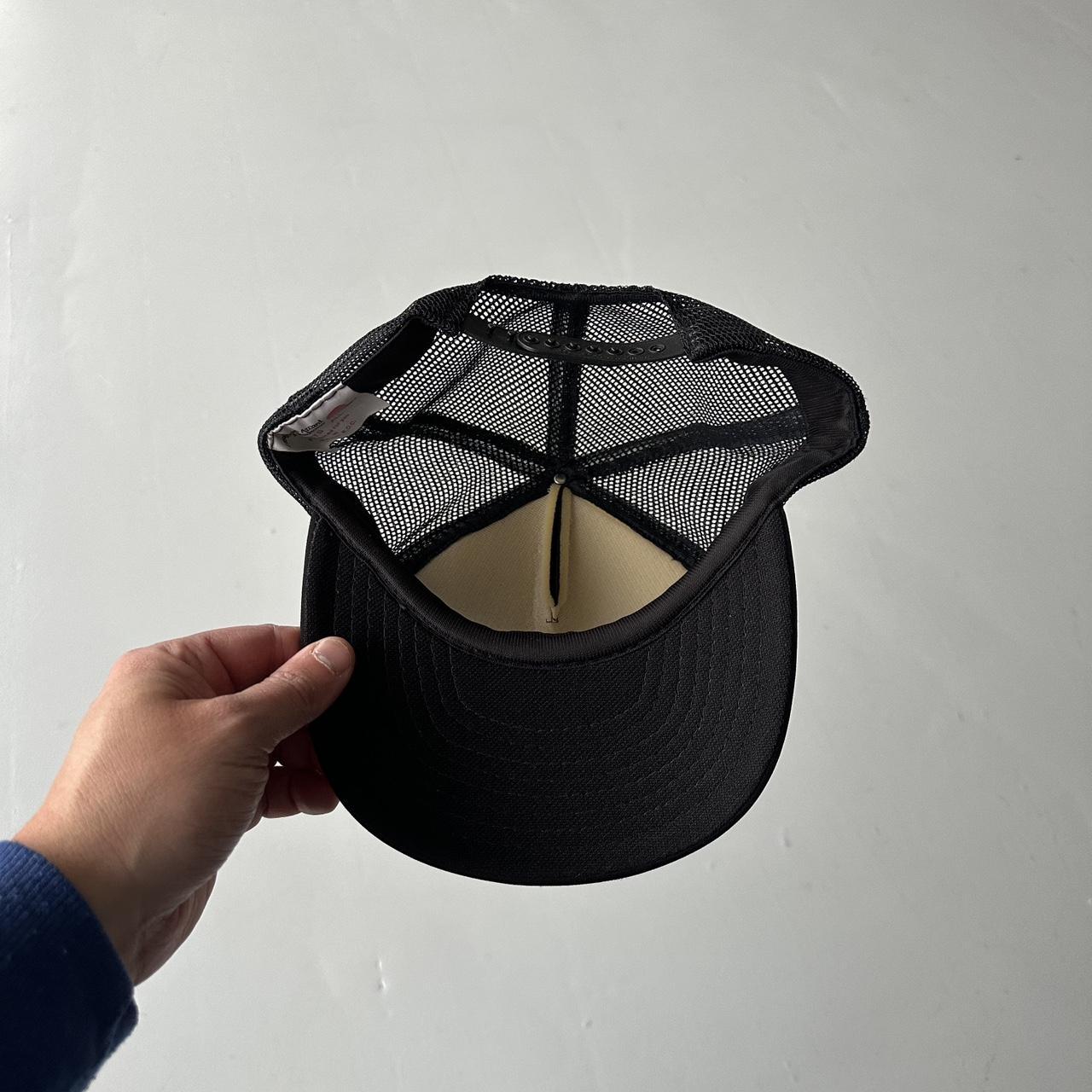 Black Night Train Express Vintage Foam and Mesh SnapBack Trucker Cap