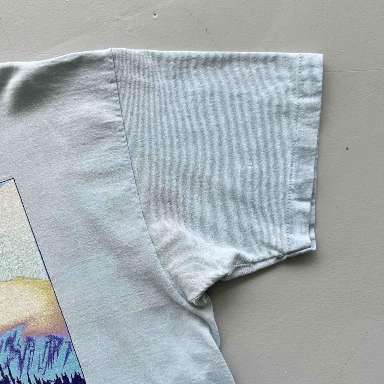 Pale Blue Arkansas Tourist Vintage 90's T-shirt - Large