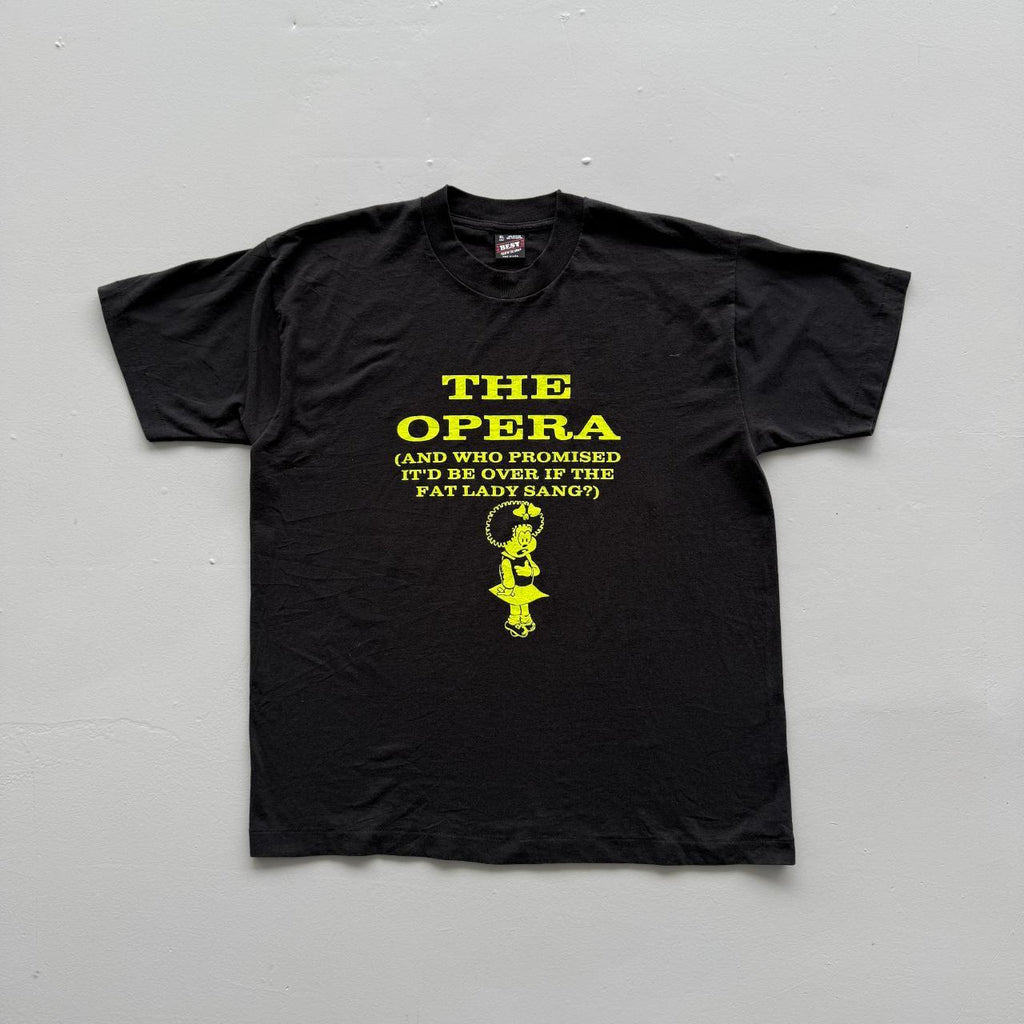 Black The Opera Vintage 90s T-shirt - XL
