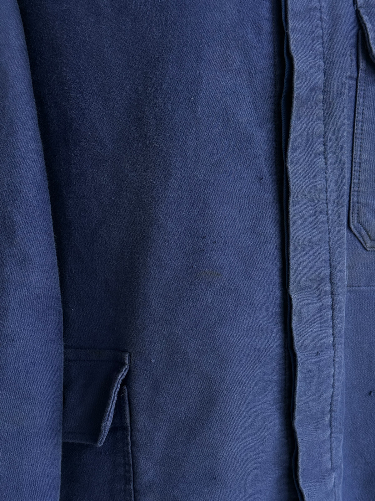 Blue French 90's Vintage Workwear Chore Jacket CH442 - Medium
