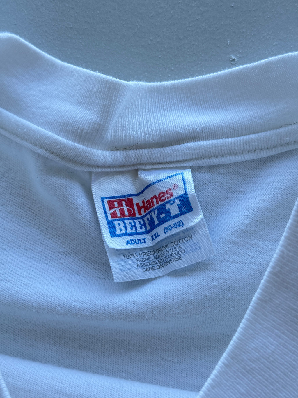 Hanes MSU We Bleed Maroon and White 90's Vintage T-Shirt - XL