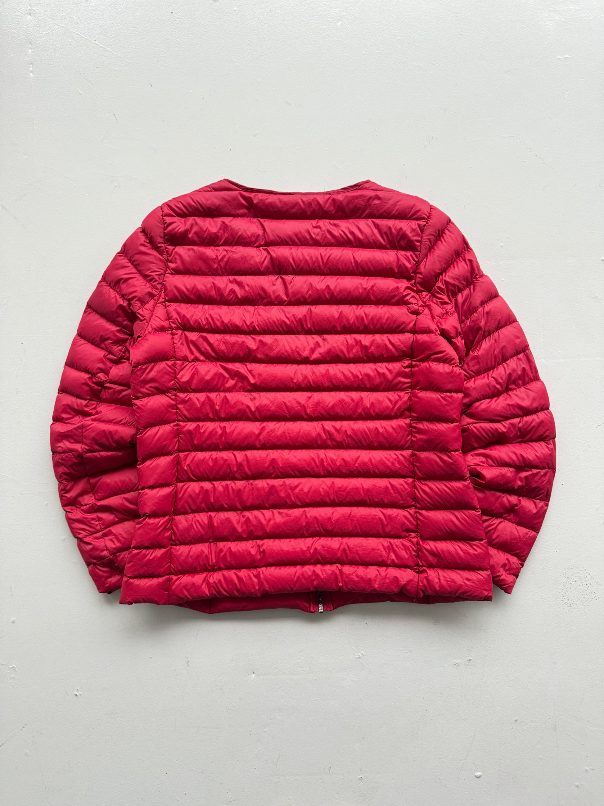 Red Naf Naf 00's Vintage Y2K Insulated Puffer Jacket - Size 10