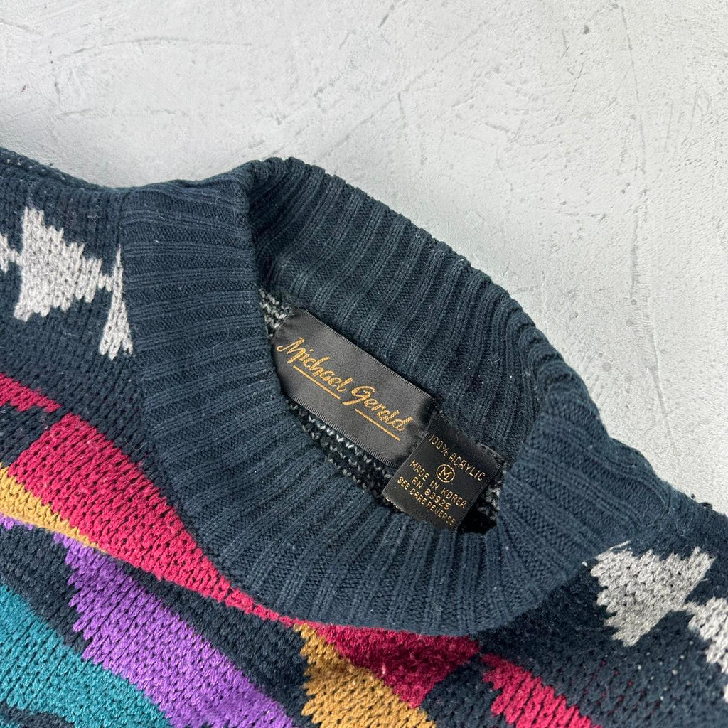 Navajo 90's Knitted Sweatshirt - Small