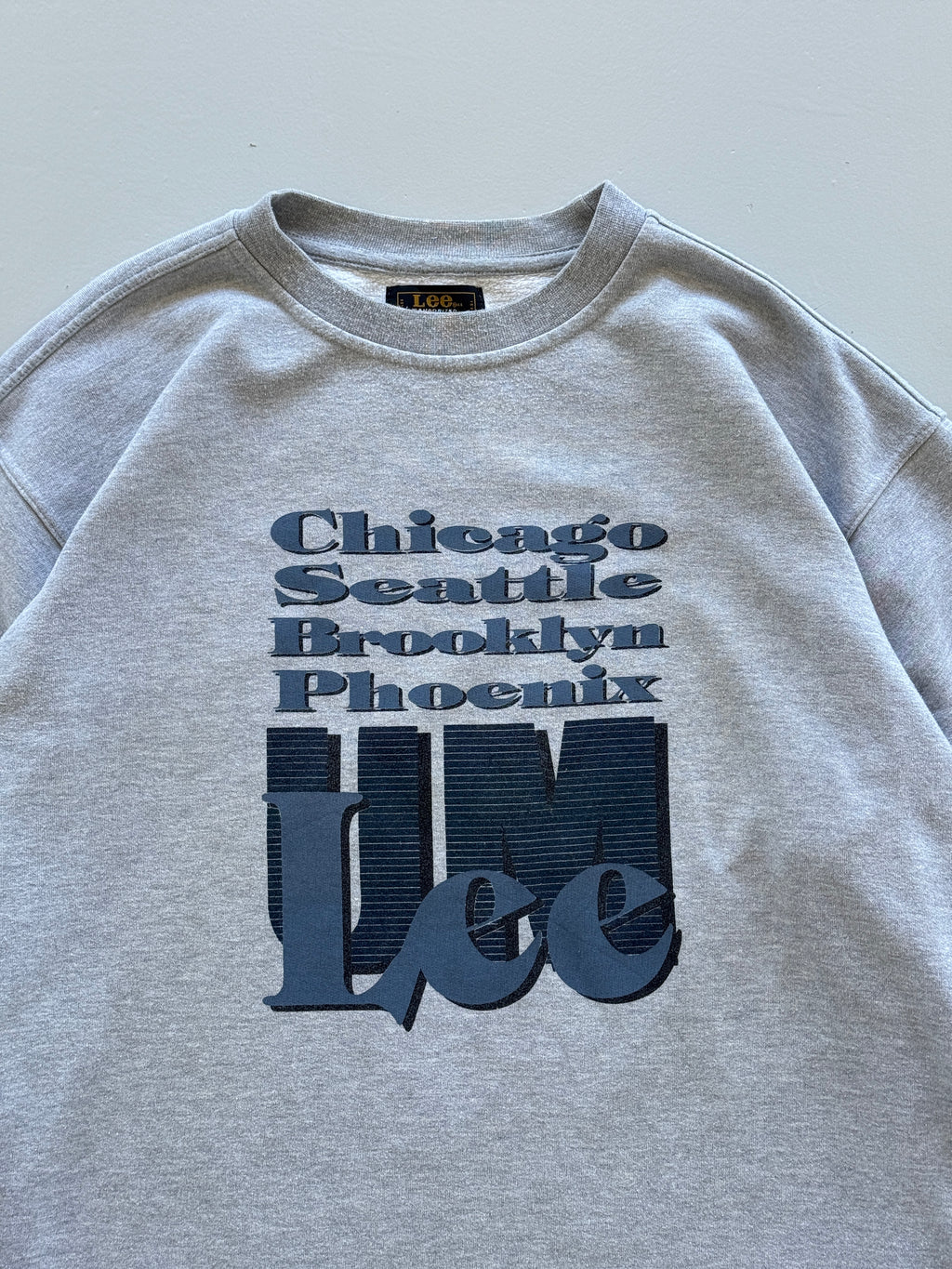 Grey Lee 90's Vintage Union Made Graphic Sweatshirt Jumper - XL