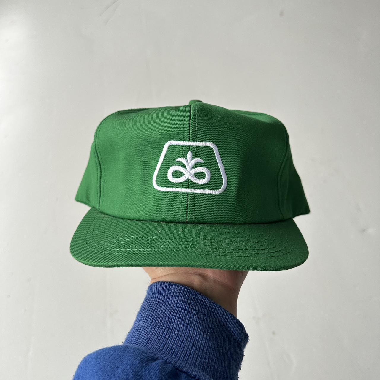 Green John Deere Western Vintage Cotton SnapBack Trucker Cap