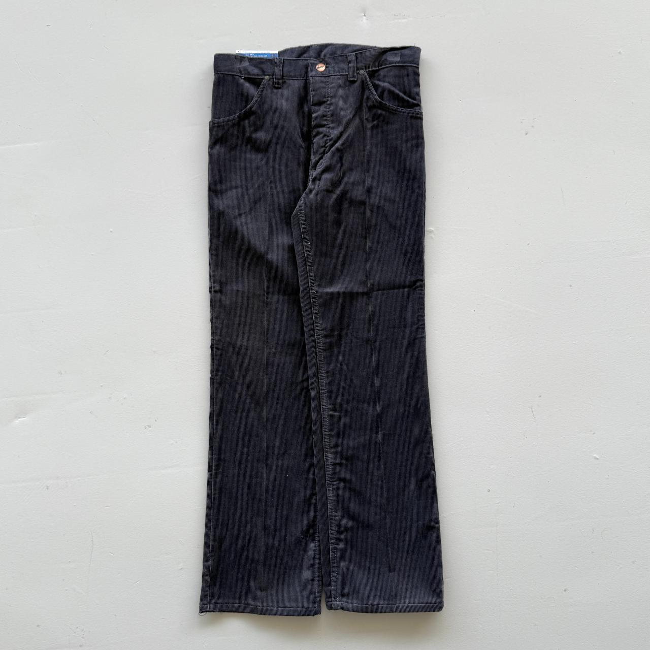 Grey Wrangler Corduroy 80's Vintage Boot Cut Jeans - 26” x 29”