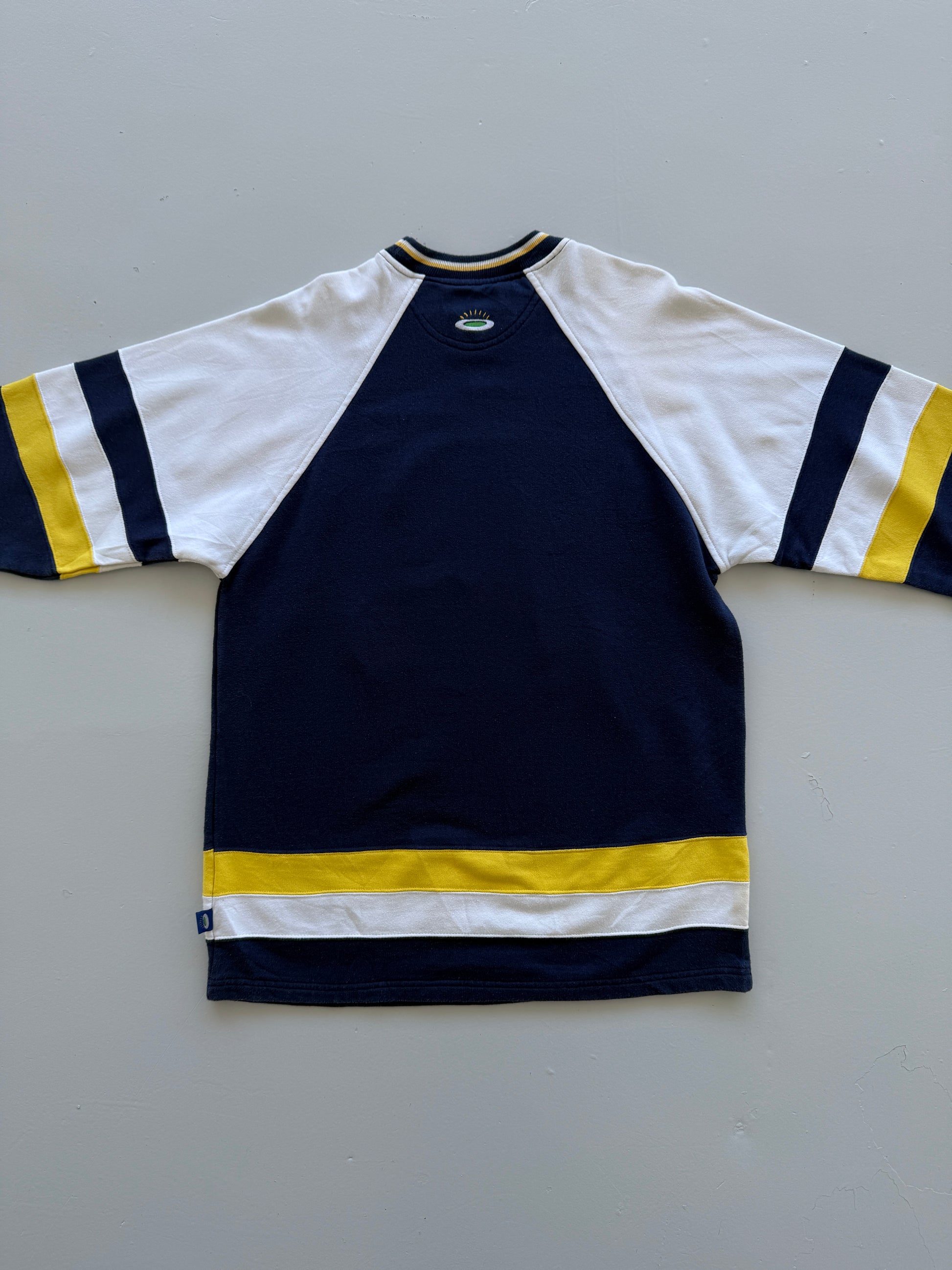 Navy Blue Stade de France 90's Vintage Rugby Graphic Sweatshirt Jumper - XL