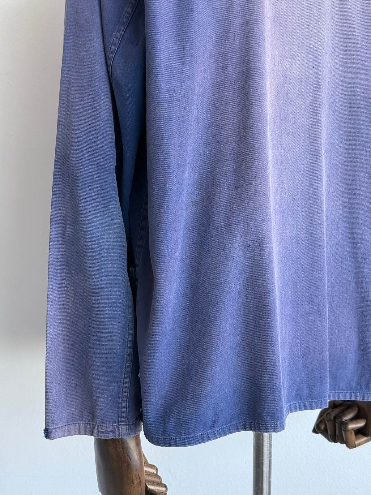 Faded Blue 1950/60's French Vintage Workwear Chore Jacket CH481 - Small
