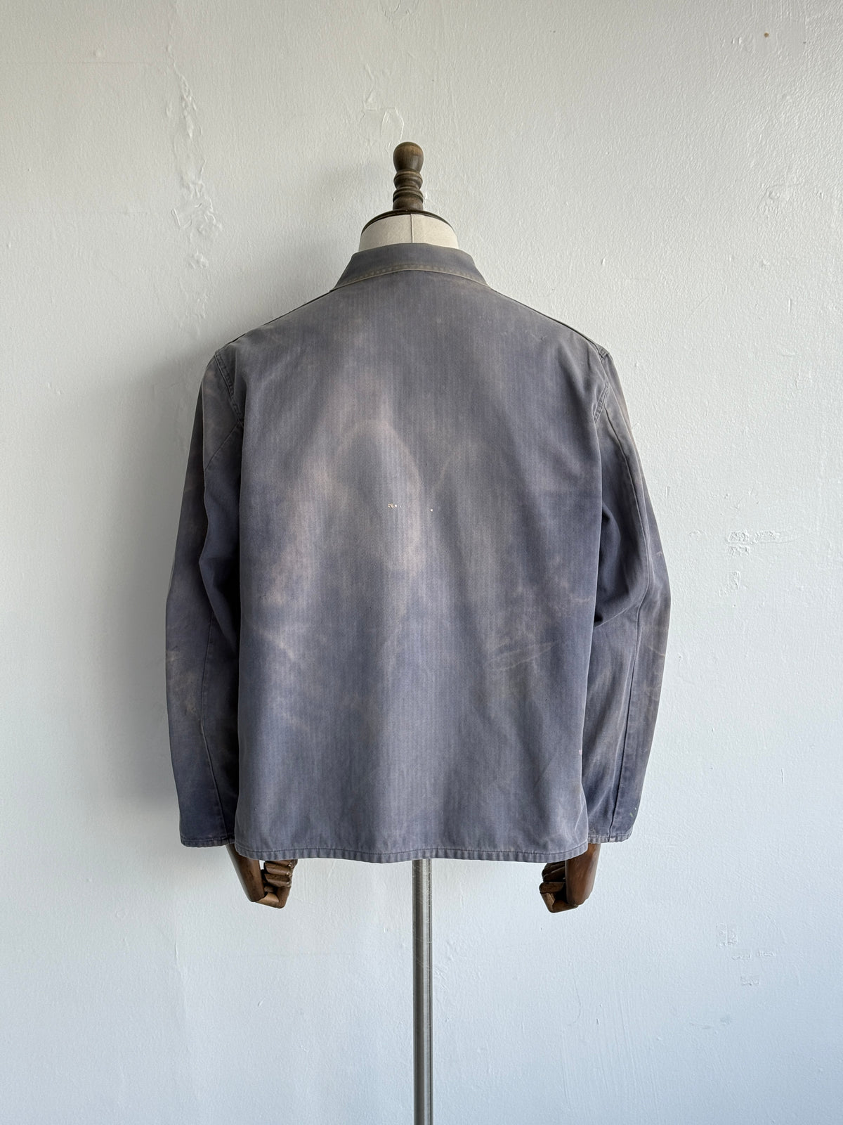 Thrashed Blue Pionier Vintage Workwear Chore Jacket CH497 - Medium