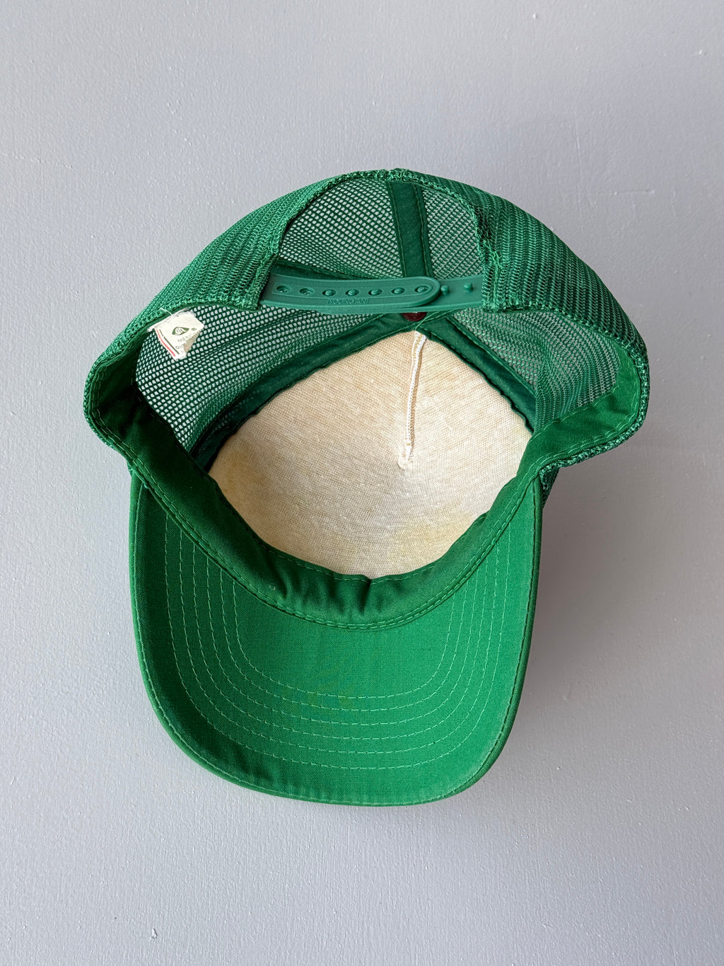 Green / White O'Malley's Irish Shamrock 80's Vintage Foam and Mesh SnapBack Truc