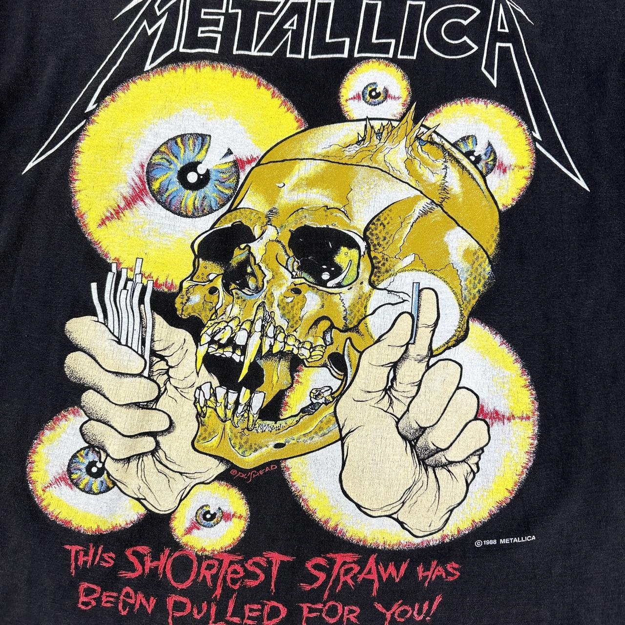 Metallica 90s vintage metal band T-shirt - Medium / Large