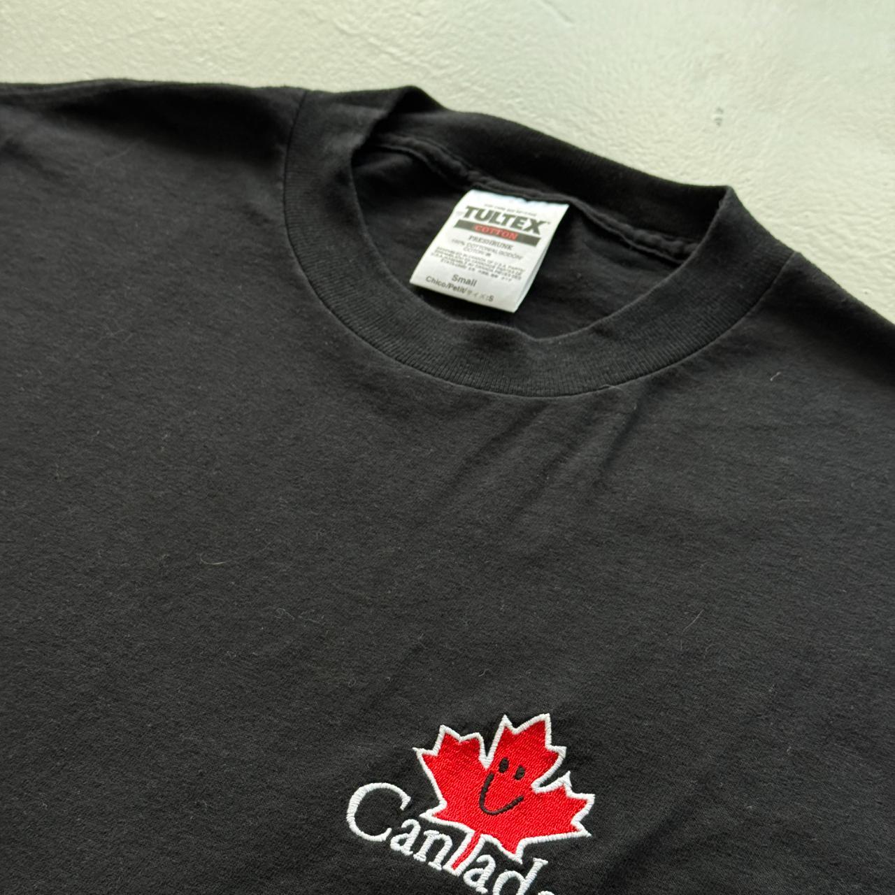 Black Canada Vintage 90’s Tourist T-shirt - Small