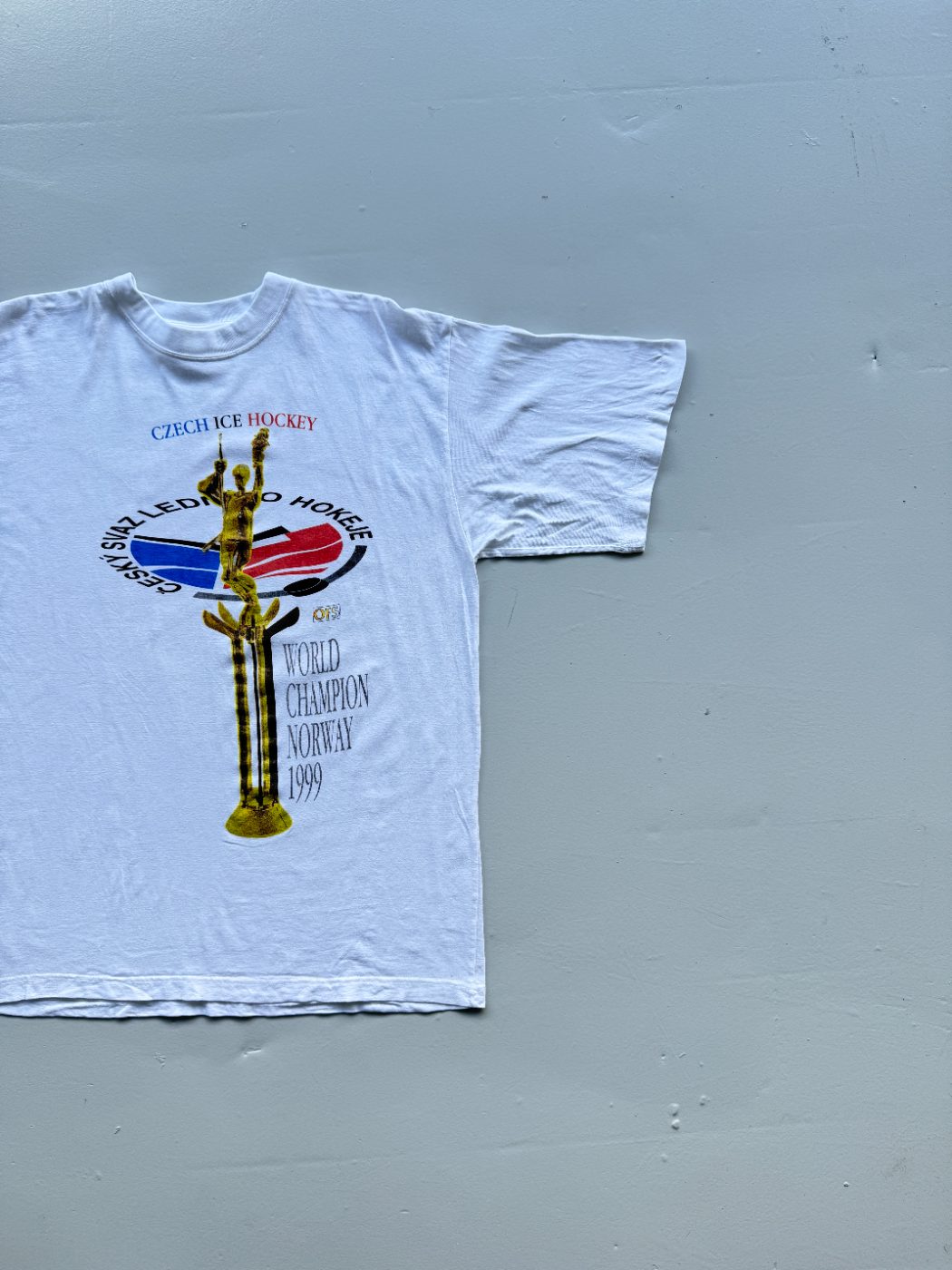 Czech Ice Hockey World Champion Norway 1999 Vintage T-Shirt - Large
