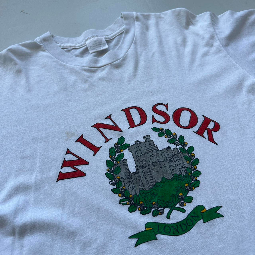 Windsor Castle London 80s/90s Americana Vintage T-shirt - Large