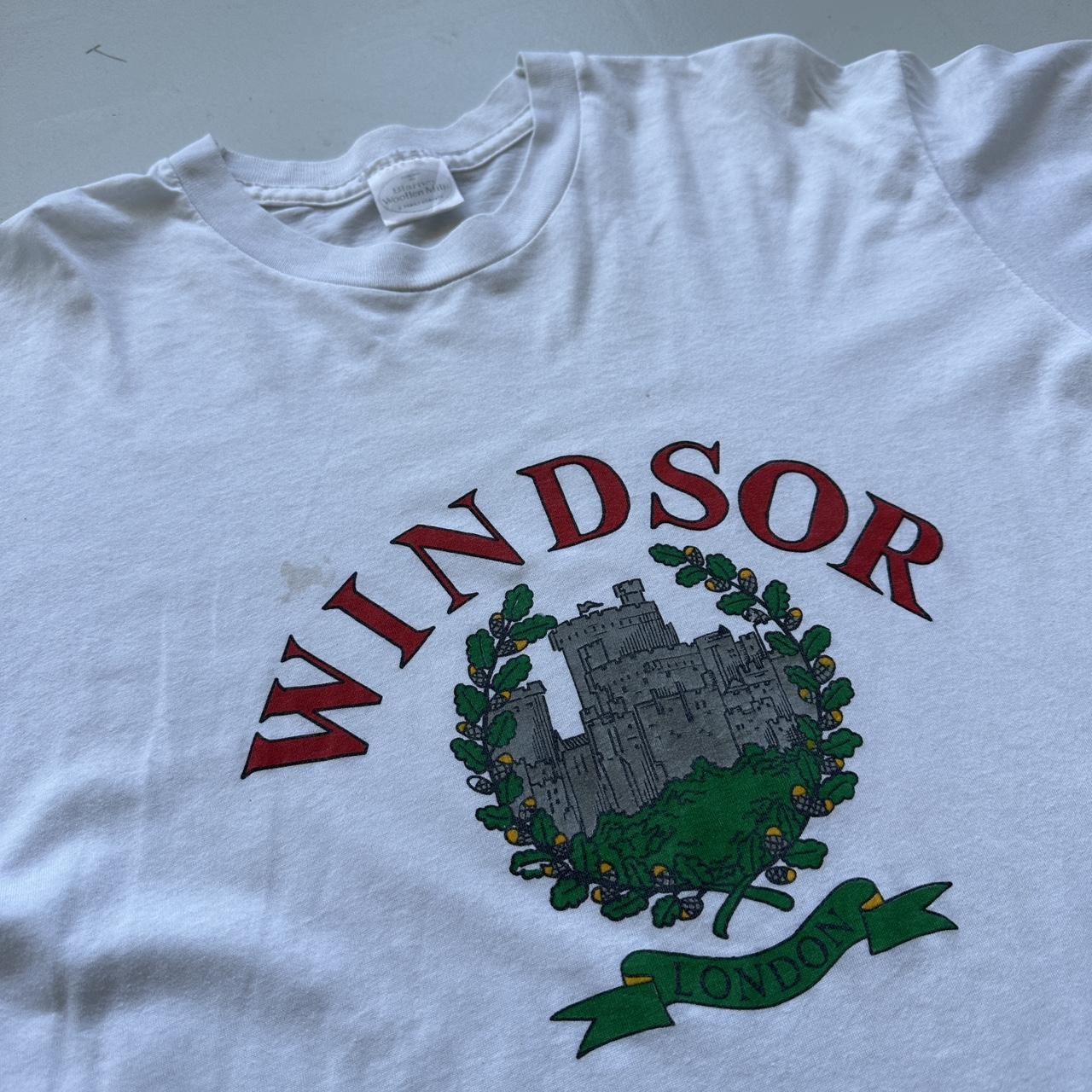 Windsor Castle London 80s/90s Americana Vintage T-shirt - Large