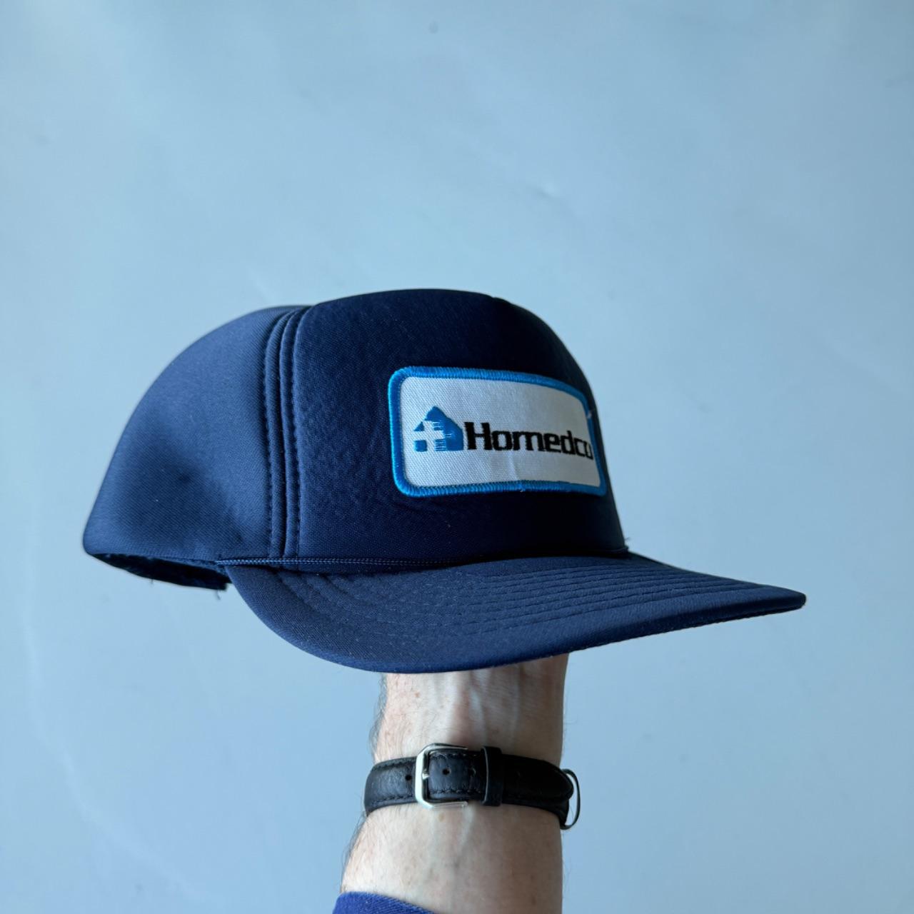 Blue Homedco Vintage Foam SnapBack Trucker Cap