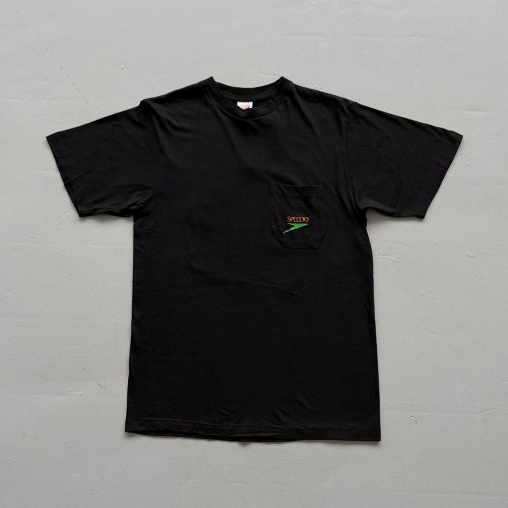 Black Speedo 90s Deadstock Graphic T-Shirt - Medium
