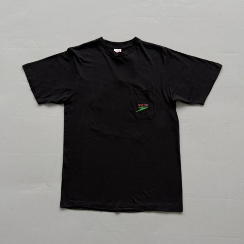 Black Speedo 90s Deadstock Graphic T-Shirt - Medium