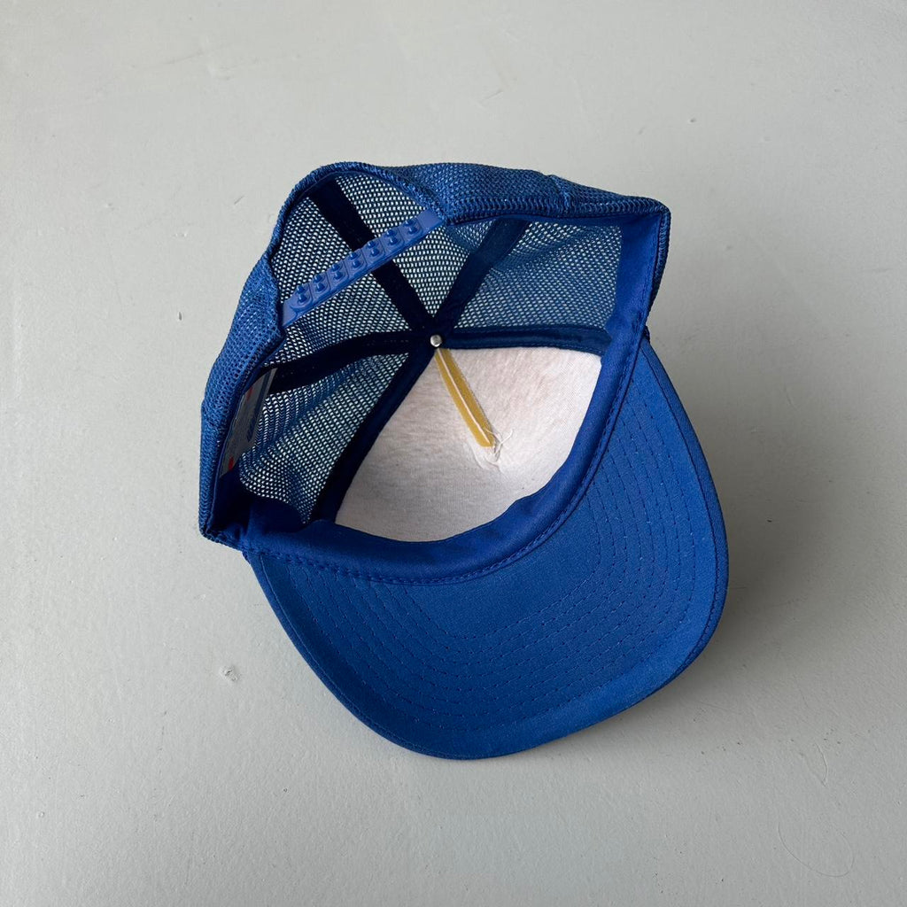 Blue / White District Attorney Mesh and Foam Trucker SnapBack Cap