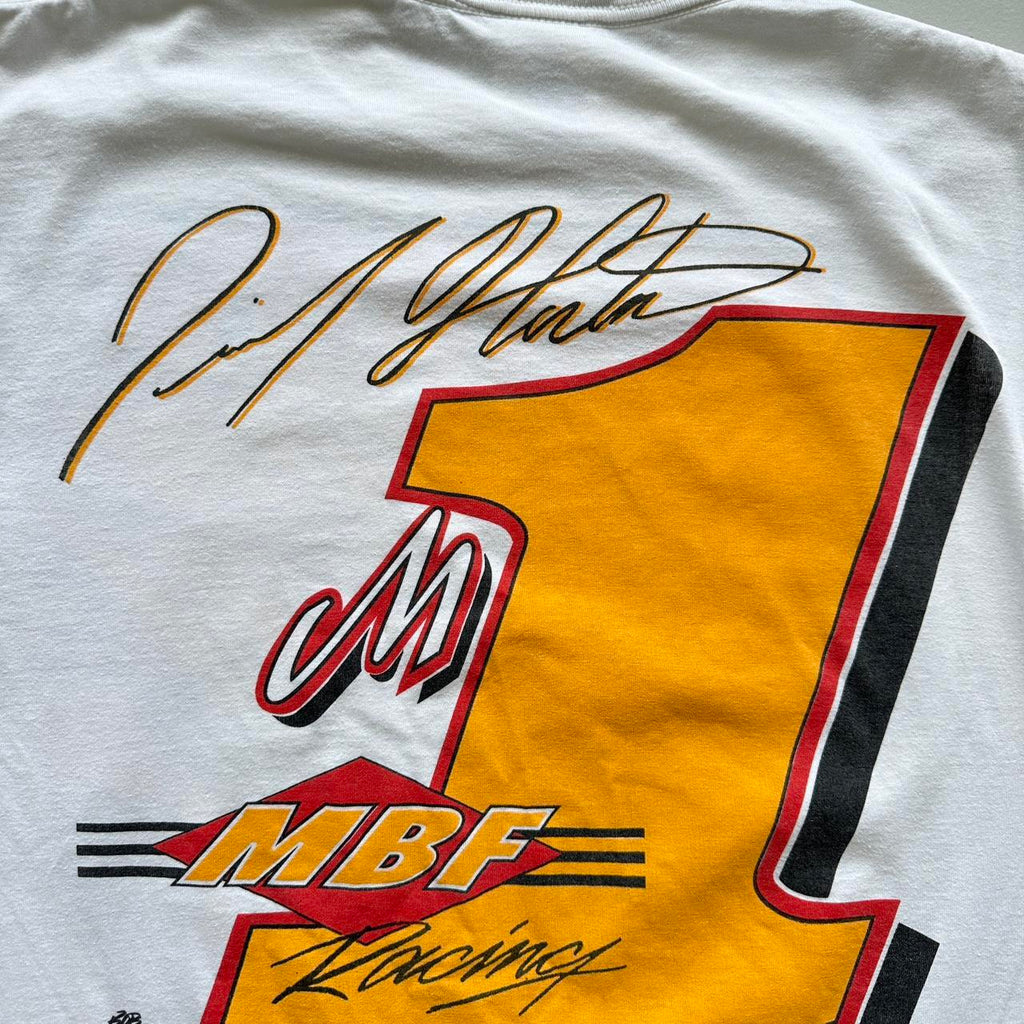White Nascar Vintage T-shirt - Small