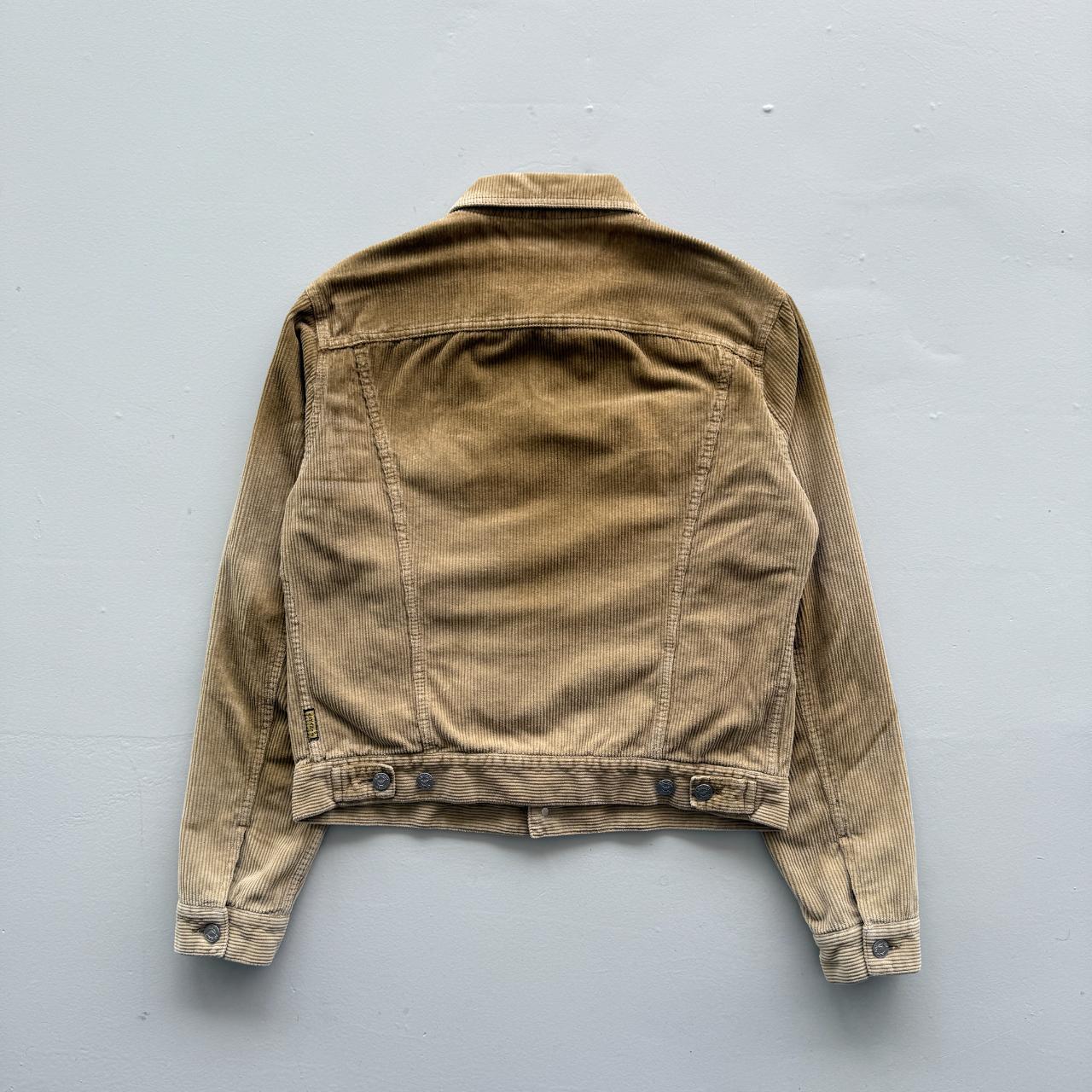 Brown Armani Jeans Corduroy Vintage Jacket - Womens Large Size 10/12