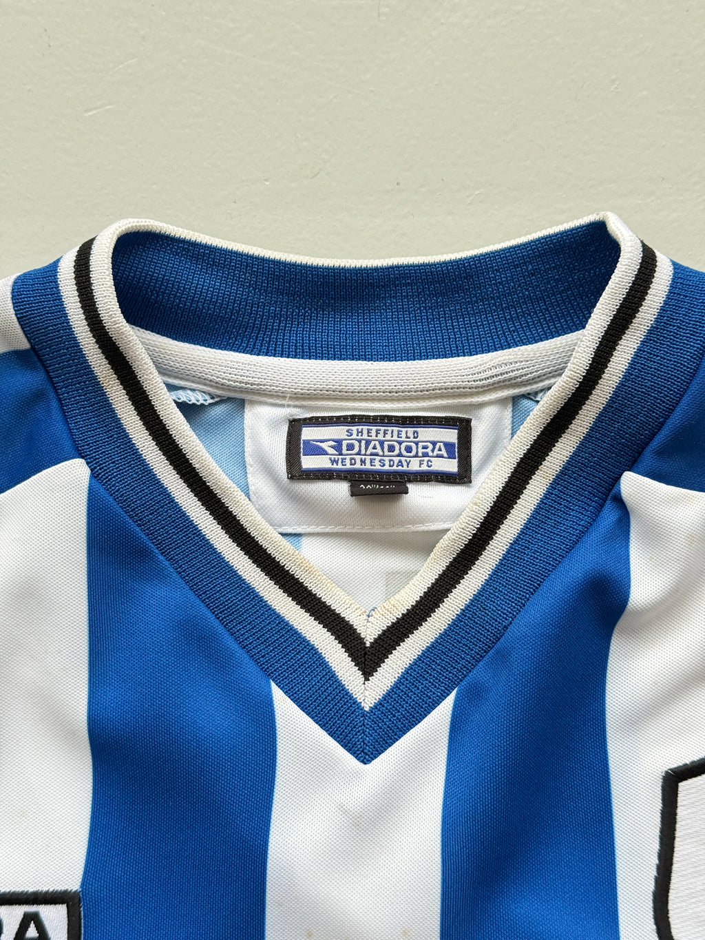 Diadora Sheffield Wednesday Chupa Chups 00's Vintage Football Shirt #18 - Large
