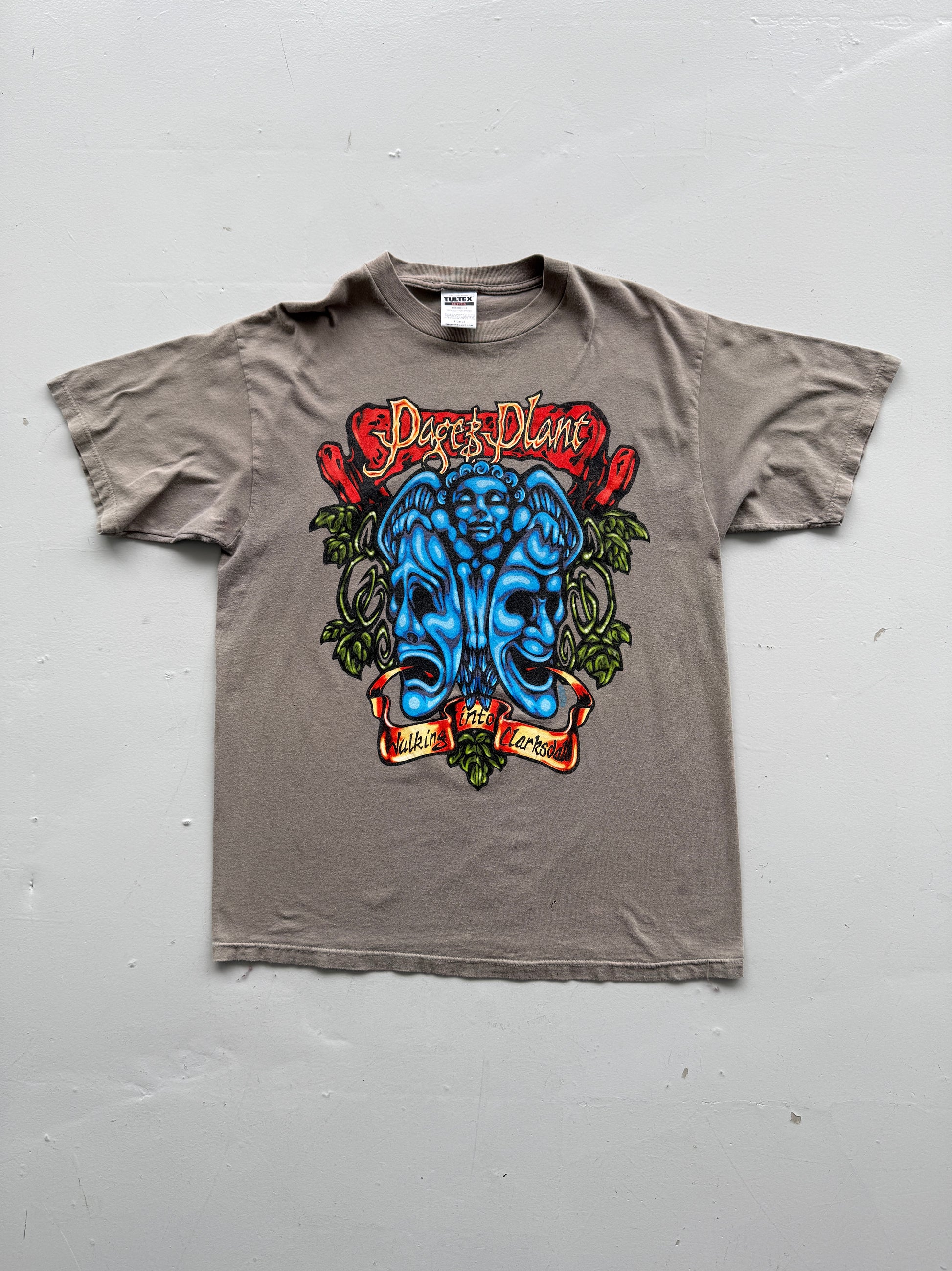 Light Brown Page Plant 90's Vintage Graphic Band T-Shirt - XL