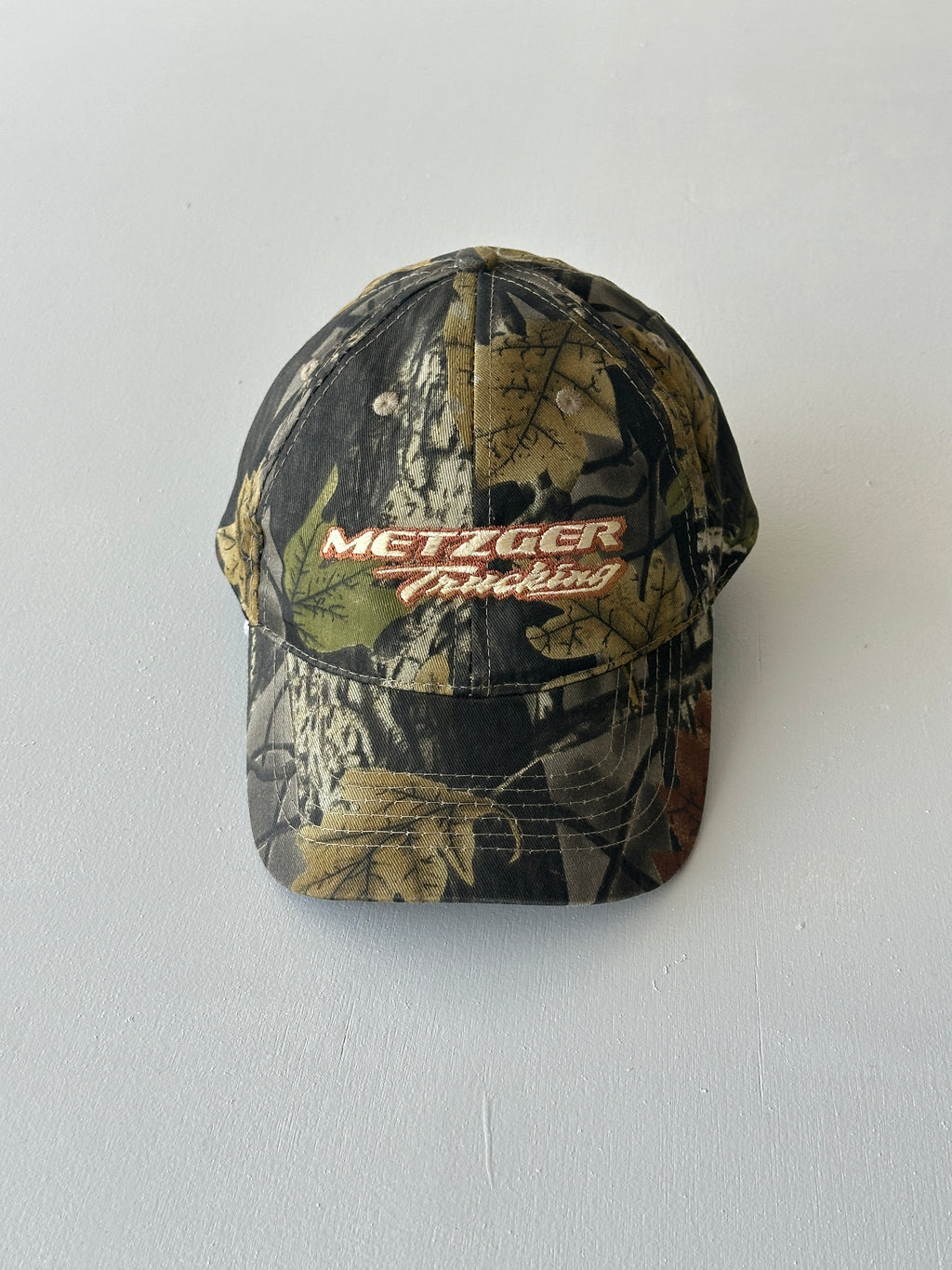 Camo Metzger Trucking 90's Vintage SnapBack Trucker Cap