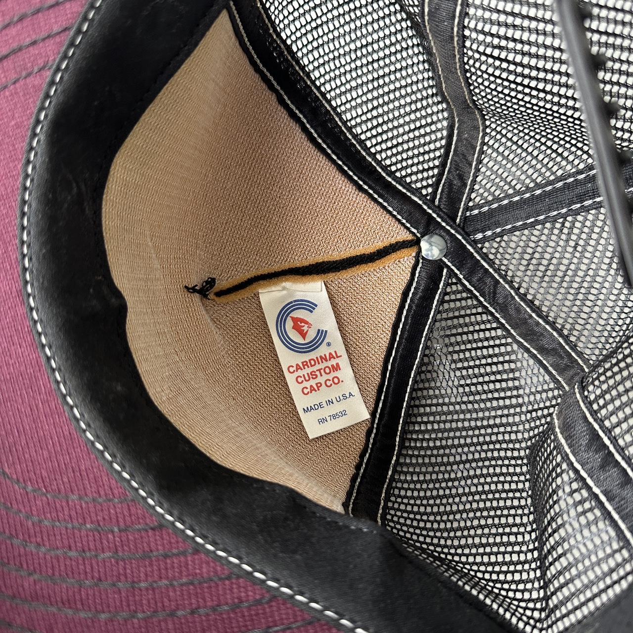 Black / Burgundy Fleet Components Mesh and Foam Trucker SnapBack Cap