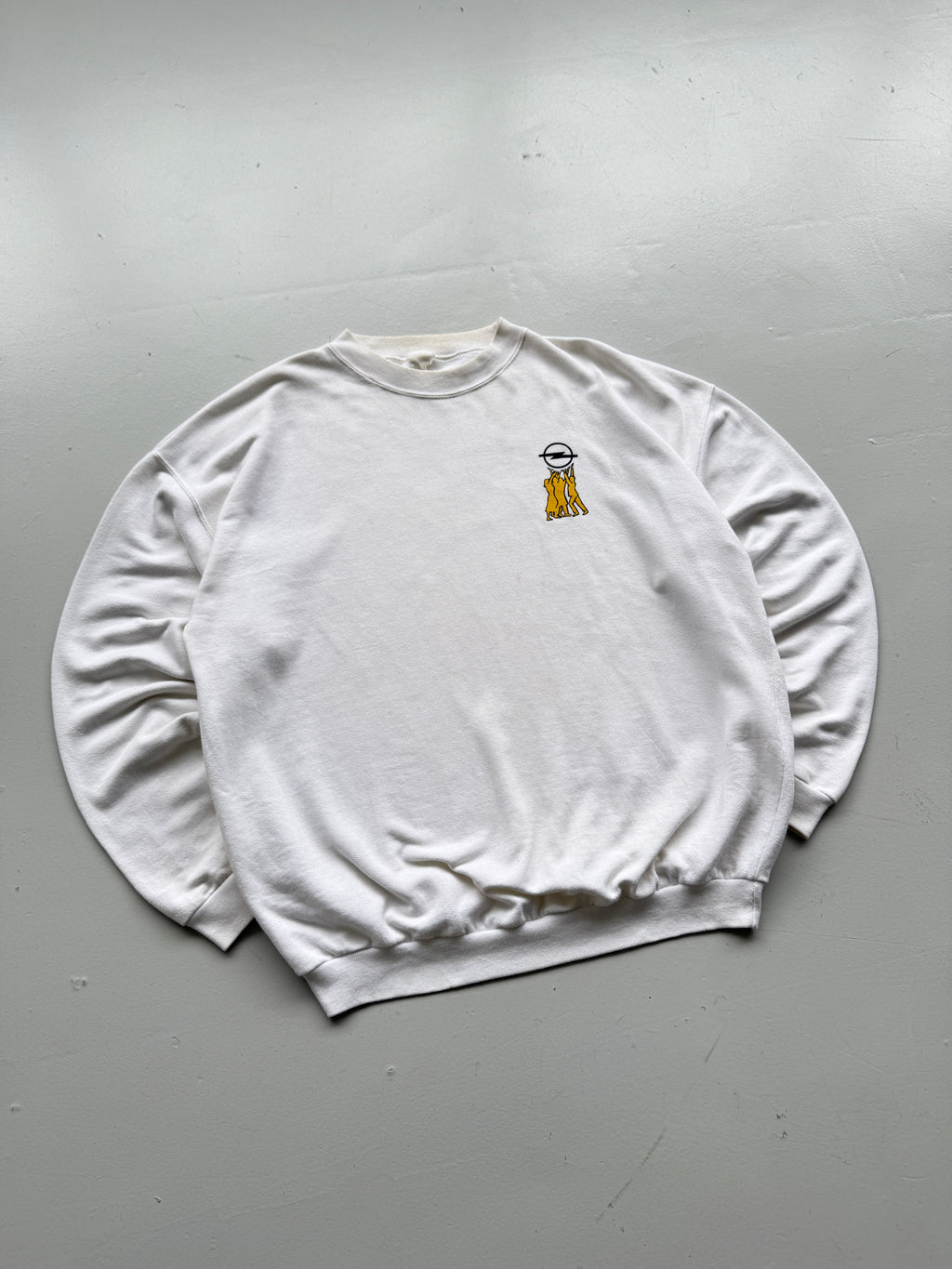 Opel Logo 90's Vintage Sweatshirt - Medium