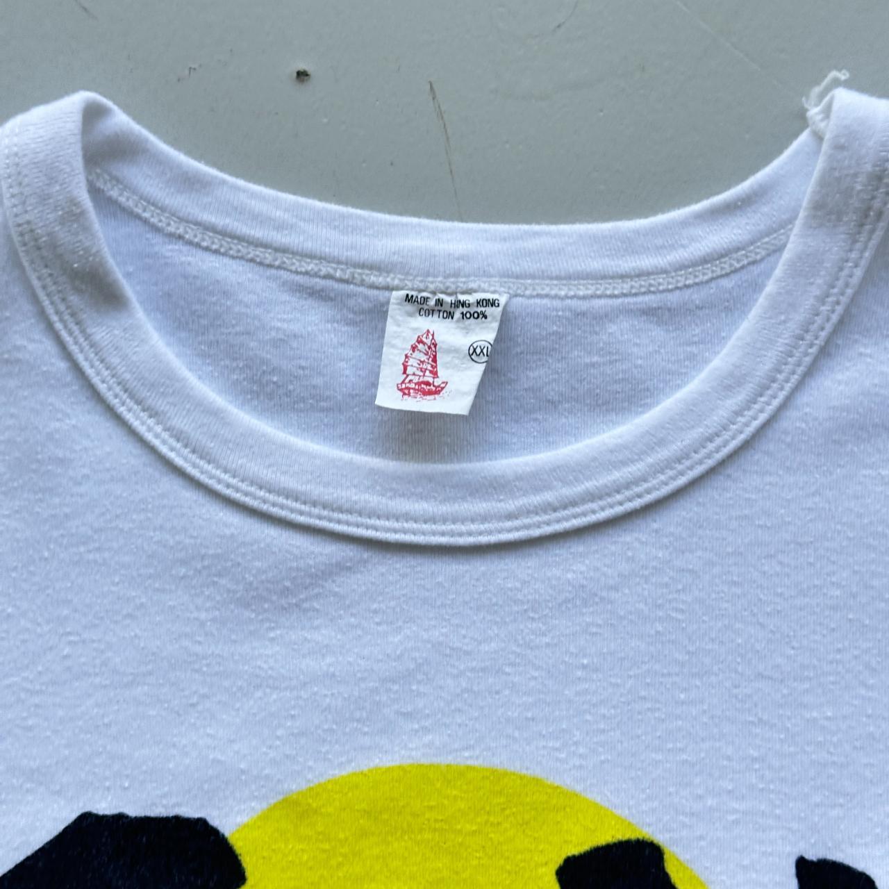 White Hong Kong Art 90's T-shirt - Boxy Large