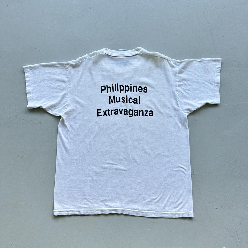 White Beyond 3D Vintage 90's T-shirt - XL