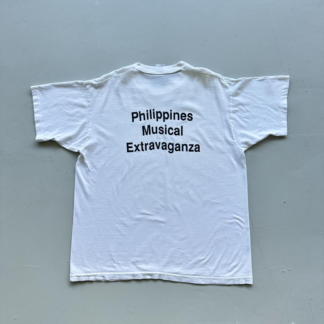 White Beyond 3D Vintage 90's T-shirt - XL