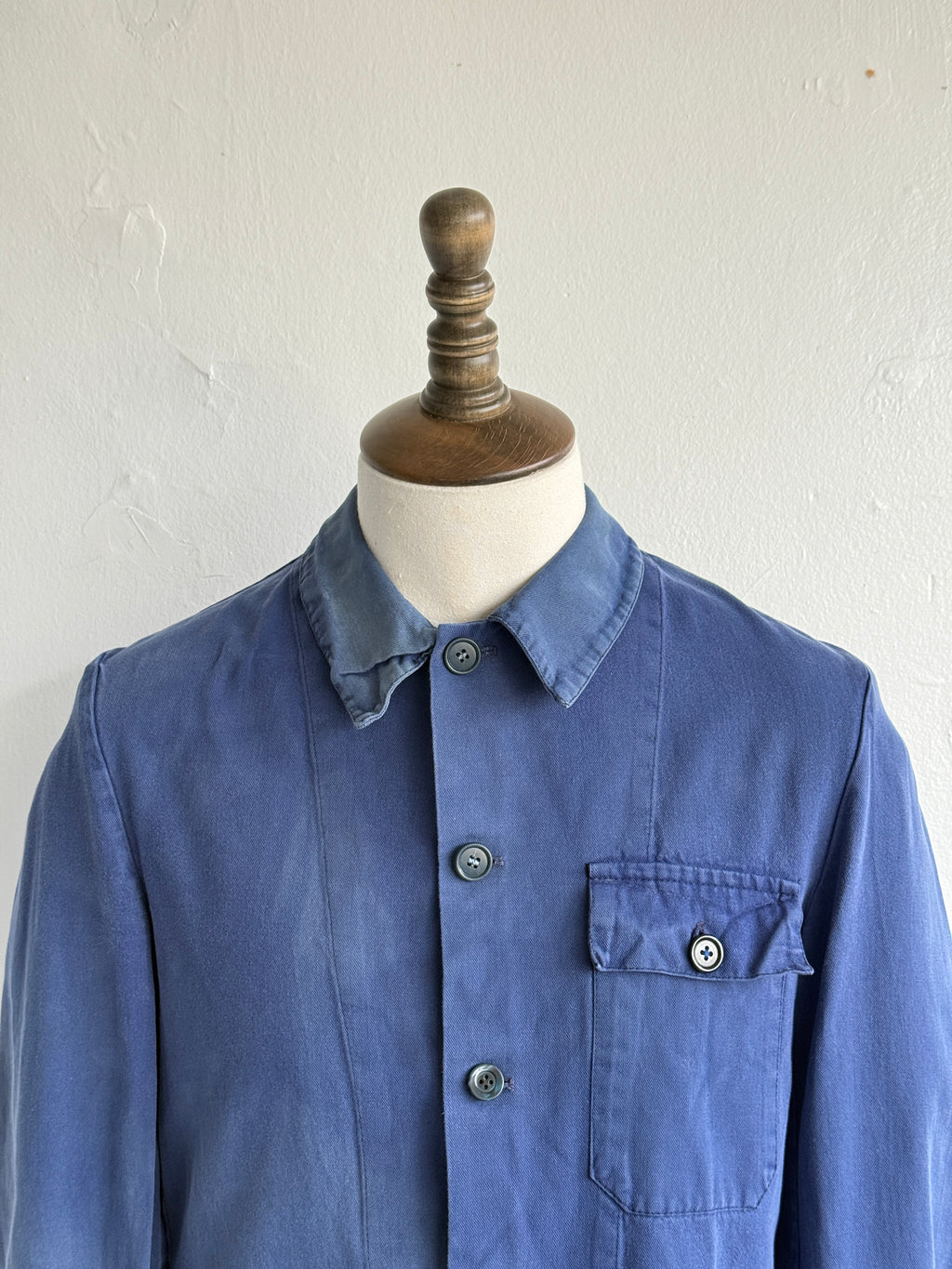 Blue Fraizzoli & C. 1960's Vintage Workwear Chore Jacket CH531 - Small