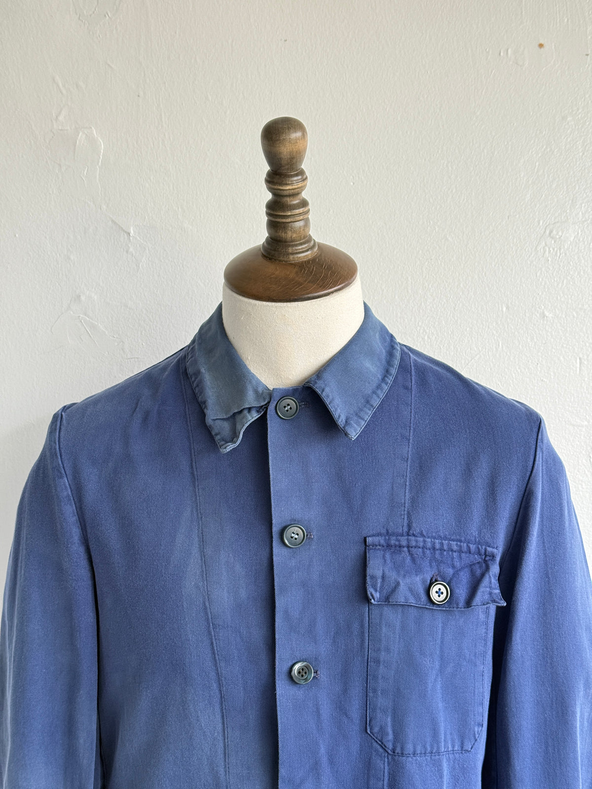 Blue Fraizzoli & C. 1960's Vintage Workwear Chore Jacket CH531 - Small