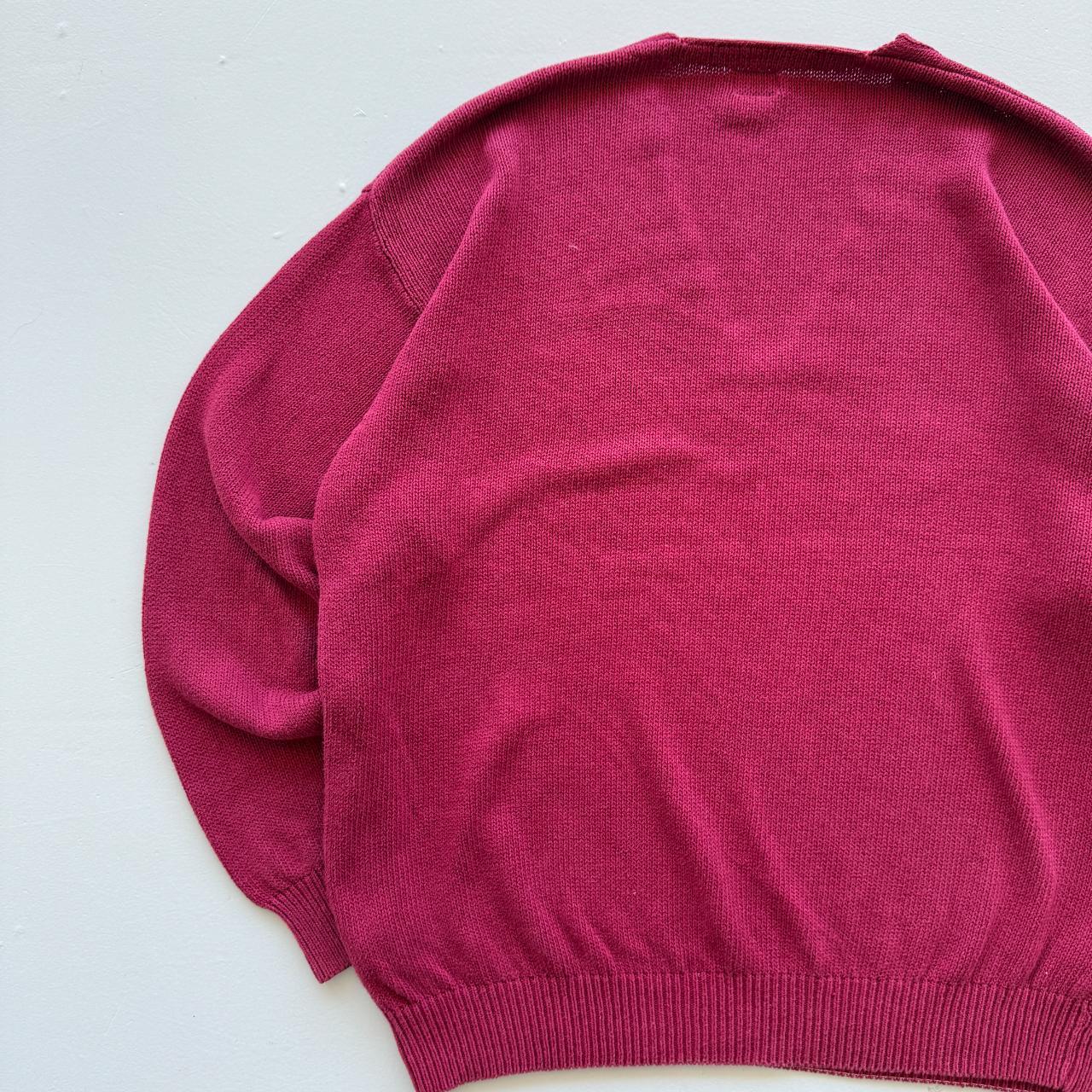 Burgundy C.P Company Chenille 90's Vintage Sweatshirt - XL