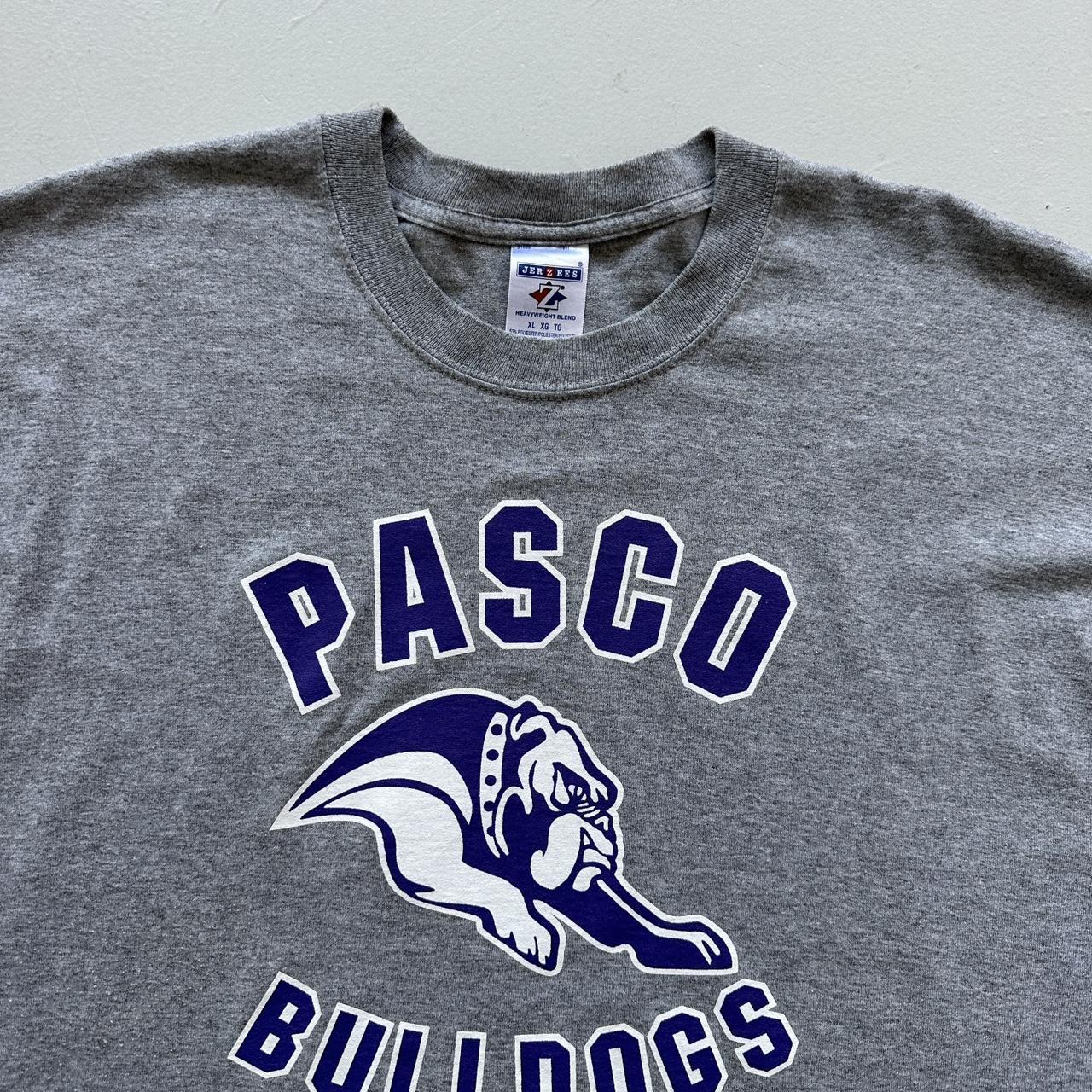 Grey Pasco Bulldogs 00s Vintage T-shirt - XL