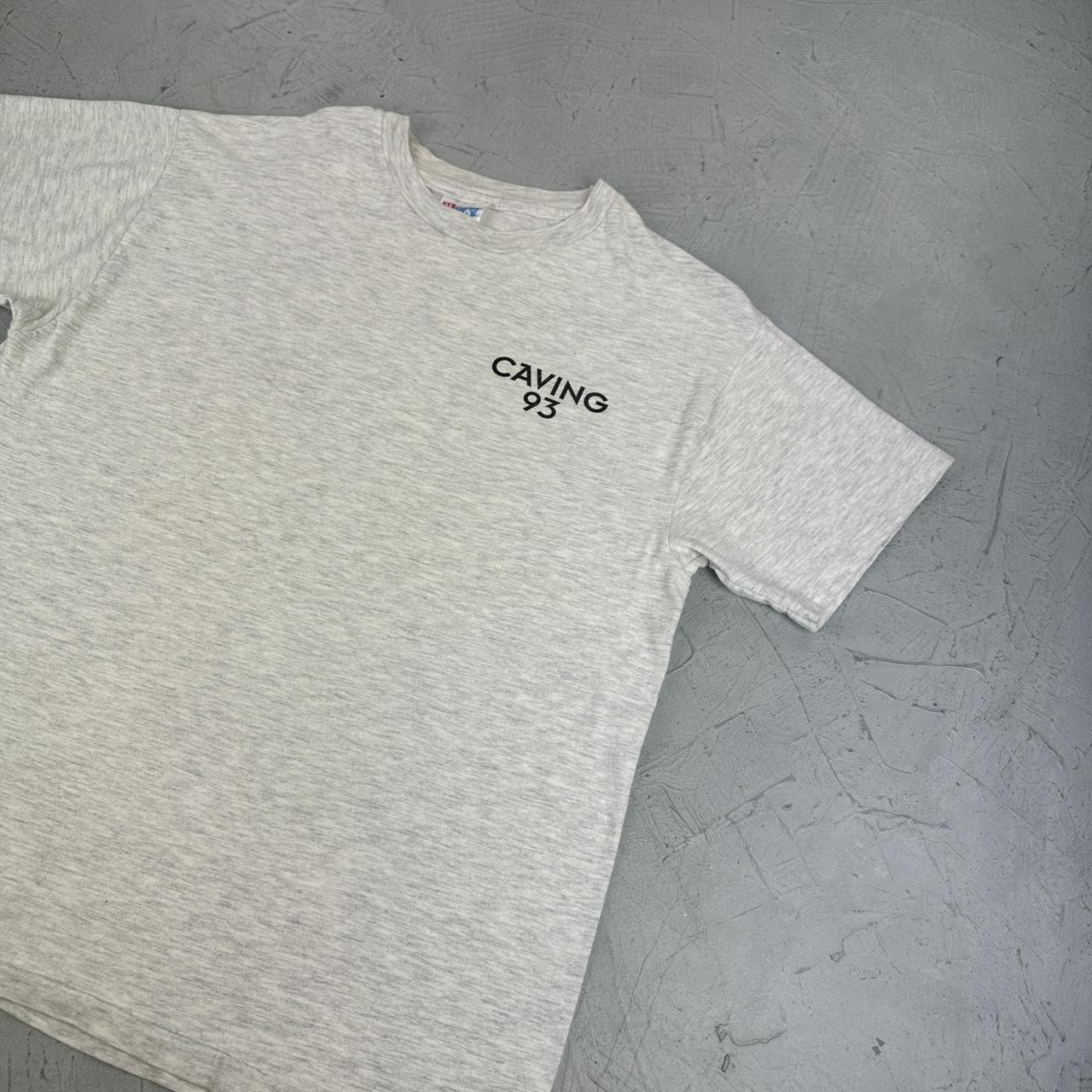 Caving / Climbing 90s vintage T-shirt - Large