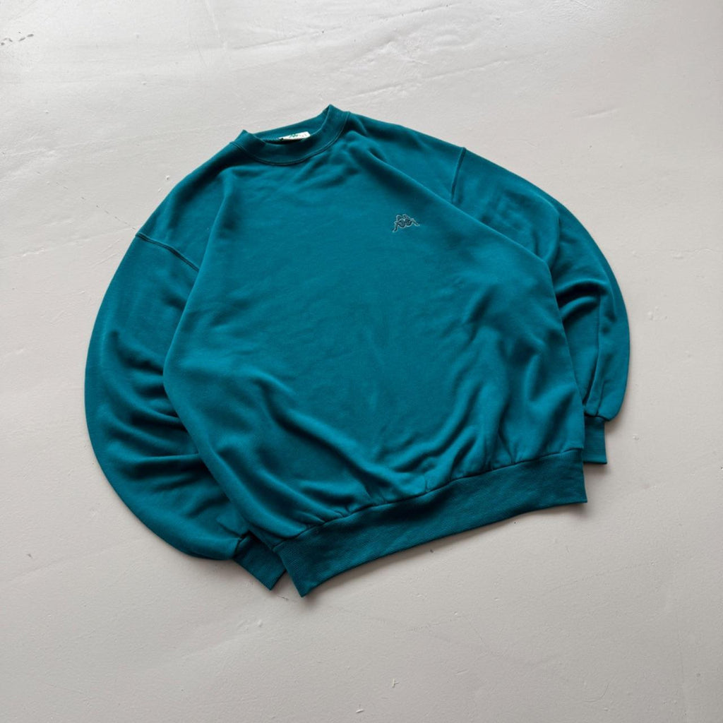 Light Blue Kappa 90's Deadstock Graphic Sweatshirt - XL