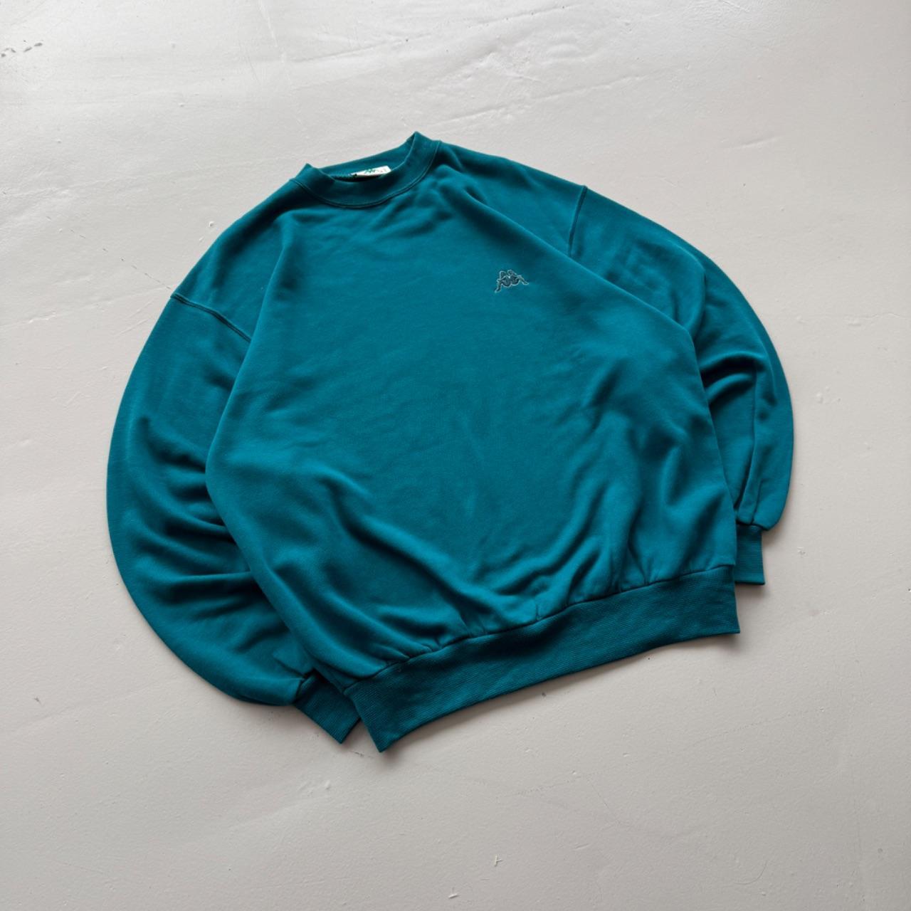 Light Blue Kappa 90's Deadstock Graphic Sweatshirt - XL