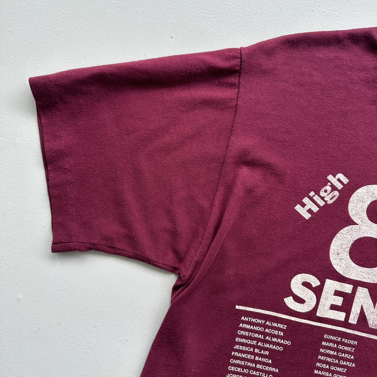 High School Seniors 1989 80s Vintage T-shirt - Medium