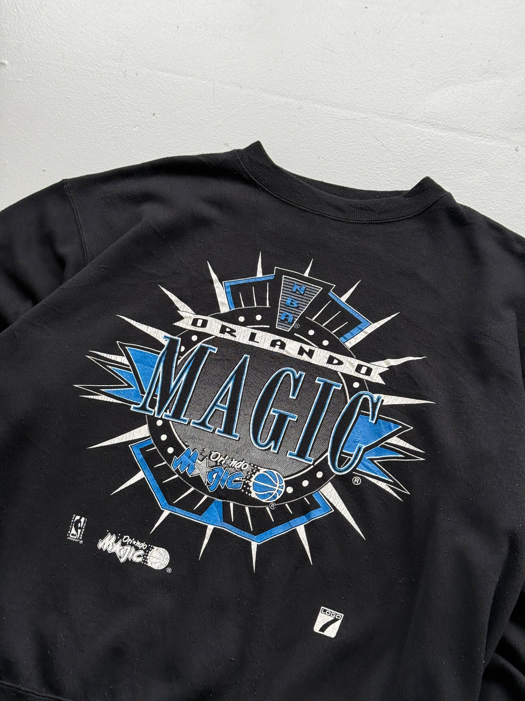 Logo 7 Orlando Magic NBA 90's Vintage Sweatshirt - Large