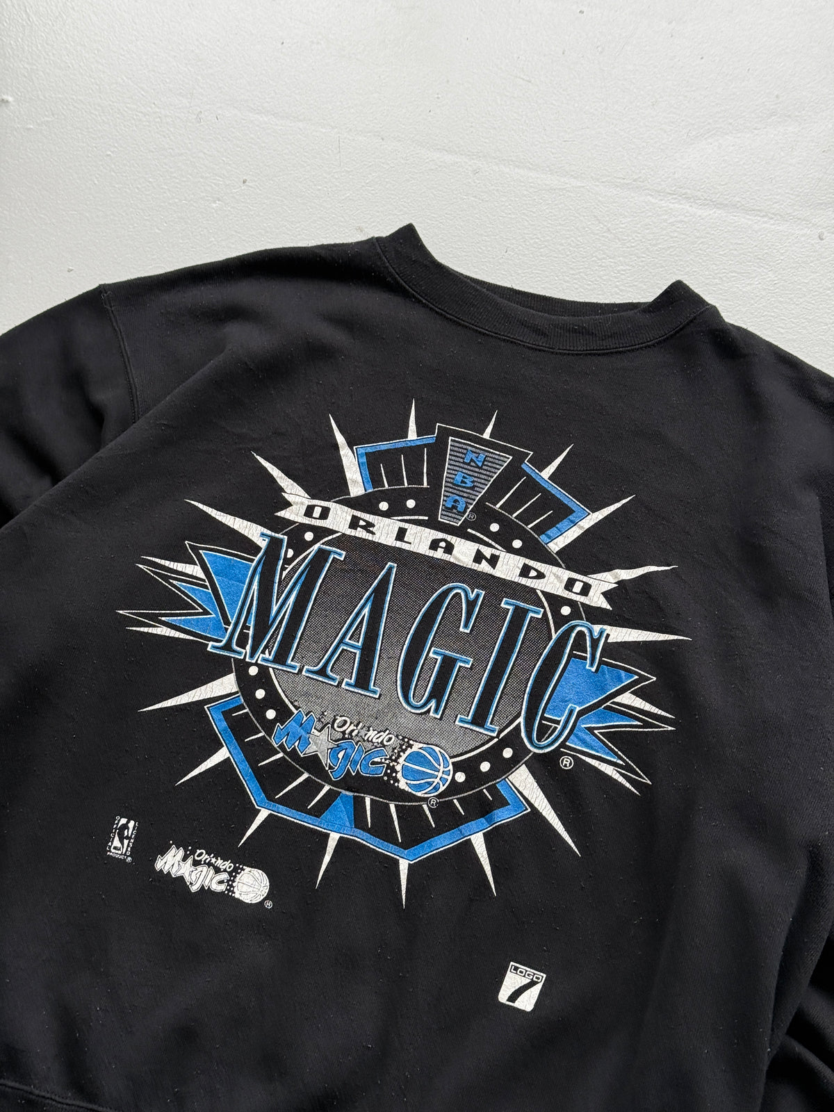 Logo 7 Orlando Magic NBA 90's Vintage Sweatshirt - Large