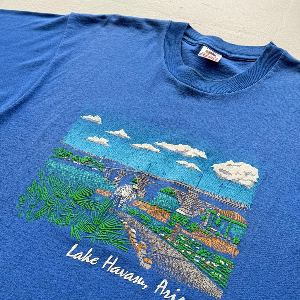 Blue Arizona Tourist Vintage 90s T-shirt - Medium