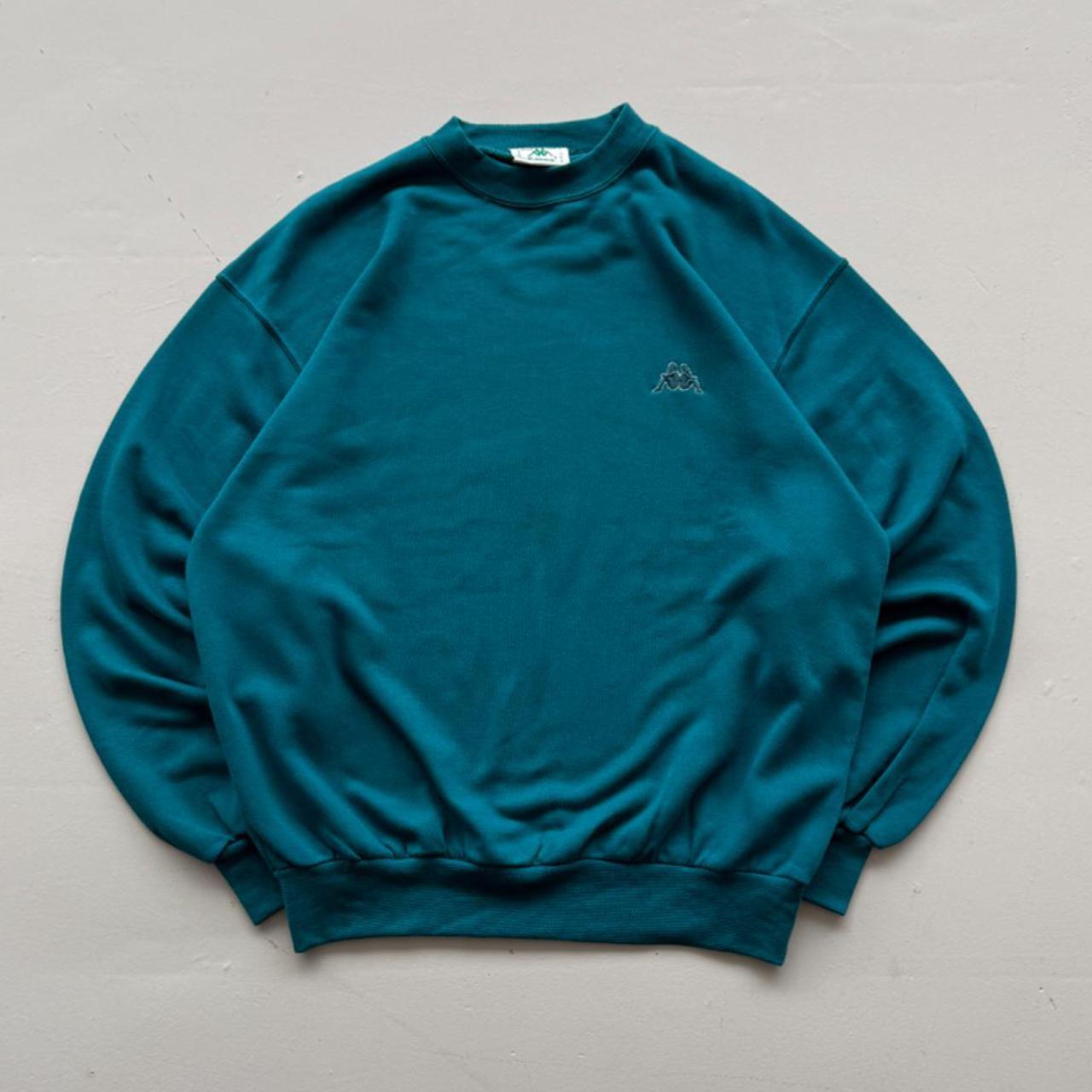 Light Blue Kappa 90's Deadstock Graphic Sweatshirt - XL