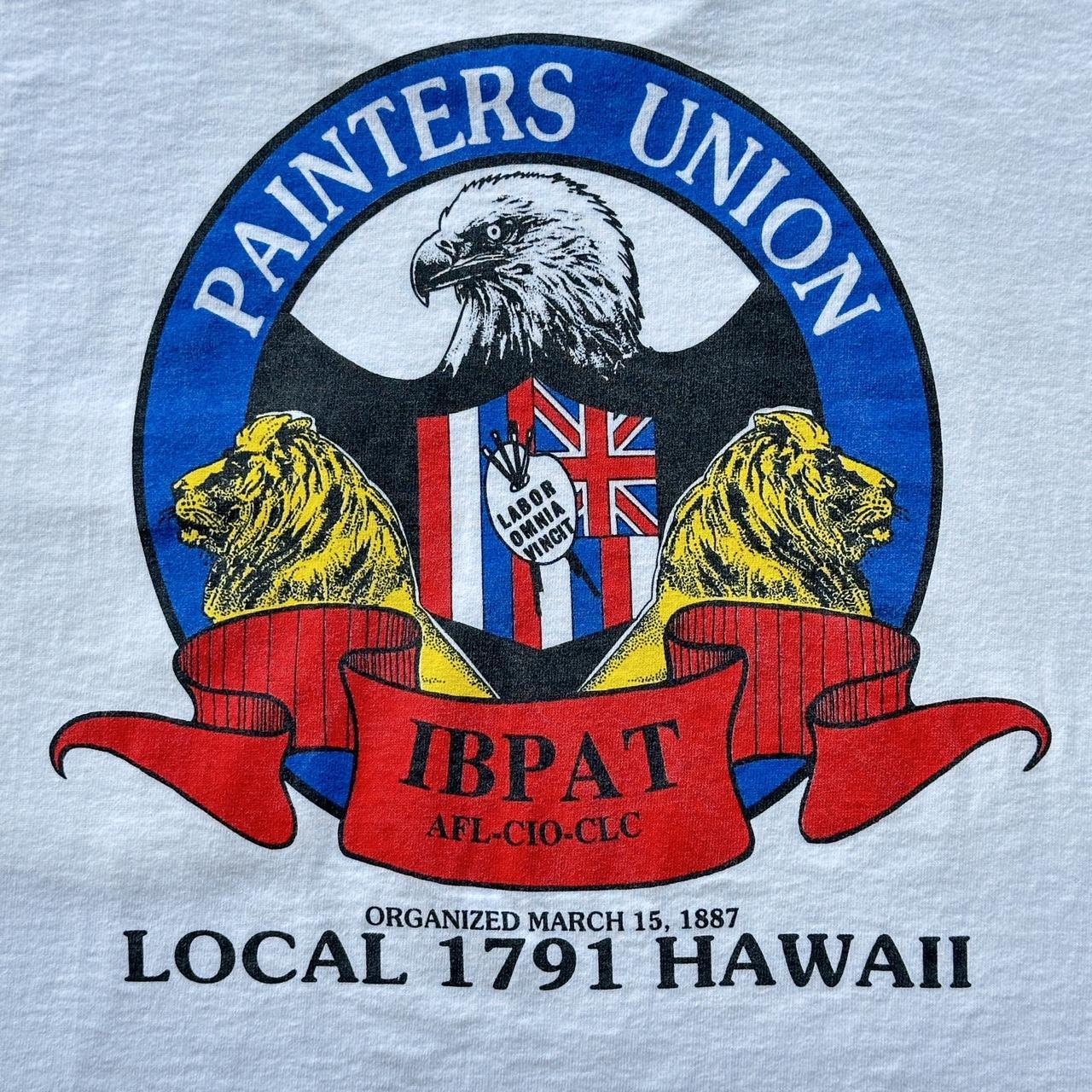 White Hawaii Painters Union Vintage 90’s T-shirt - Large
