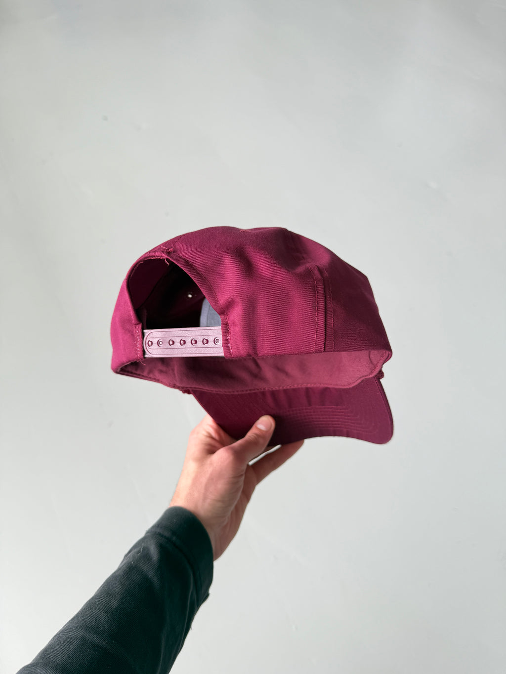 Maroon Construction Vintage Cotton SnapBack Trucker Cap
