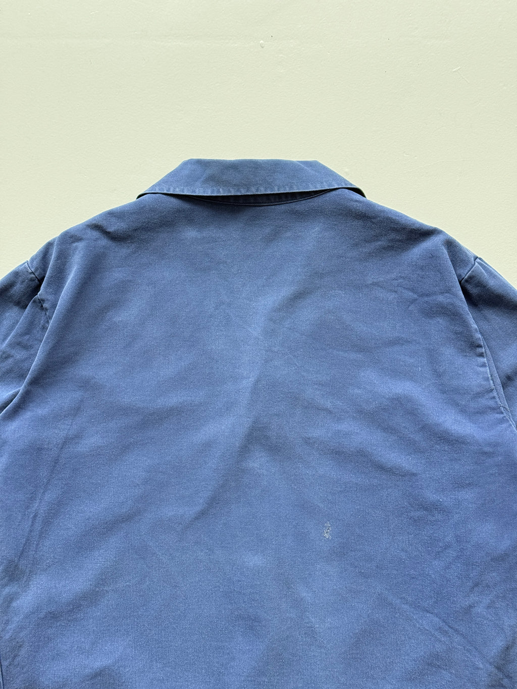 Thrashed Blue Chore Jacket 70's Vintage French Workwear CH138 - Large