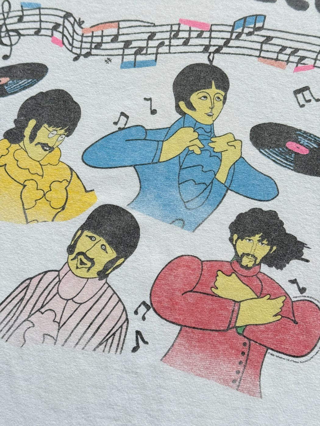 Junk Food Tees The Beatles Vintage Graphic T-Shirt - XL