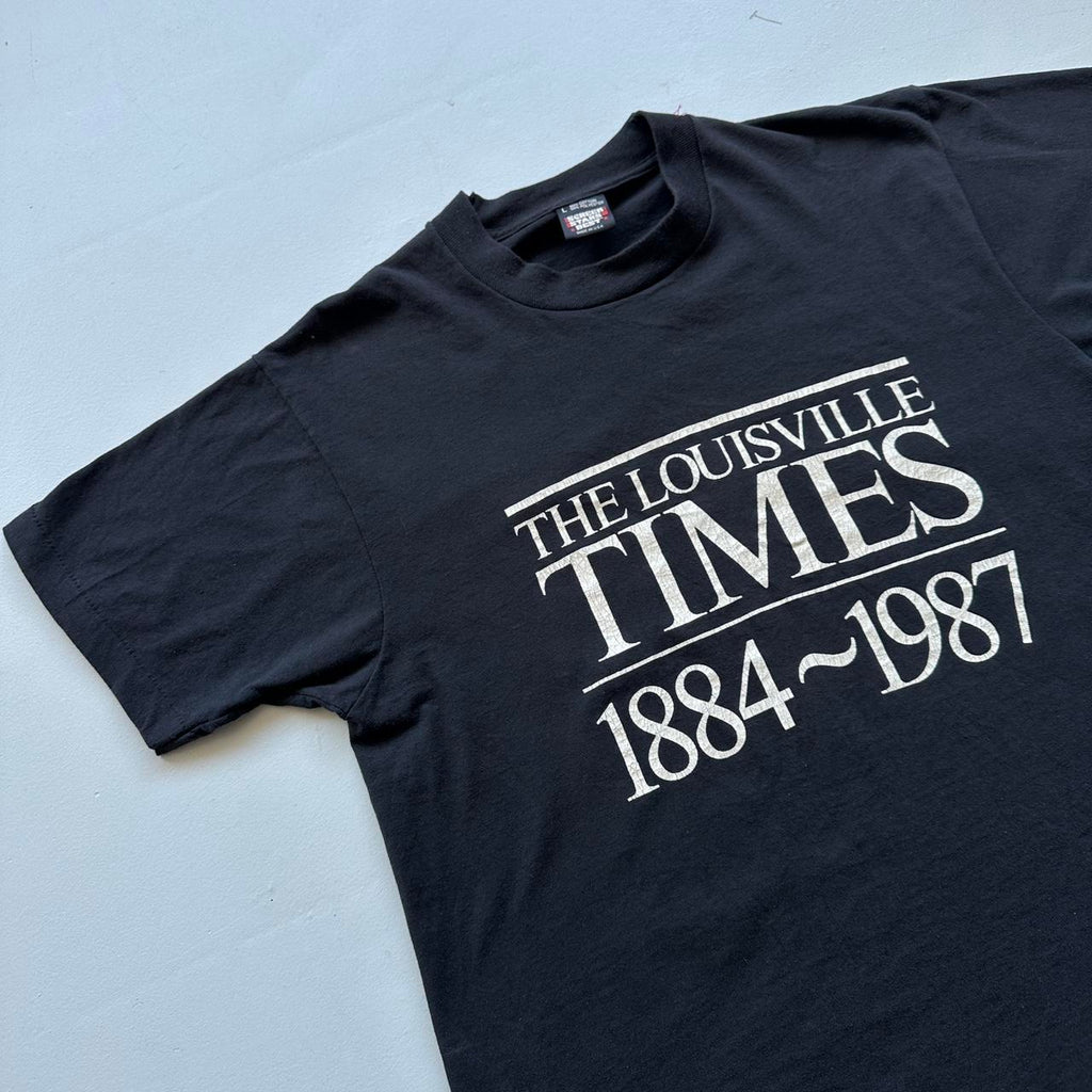 The Louisville Times Black 80s Vintage T-shirt - Medium
